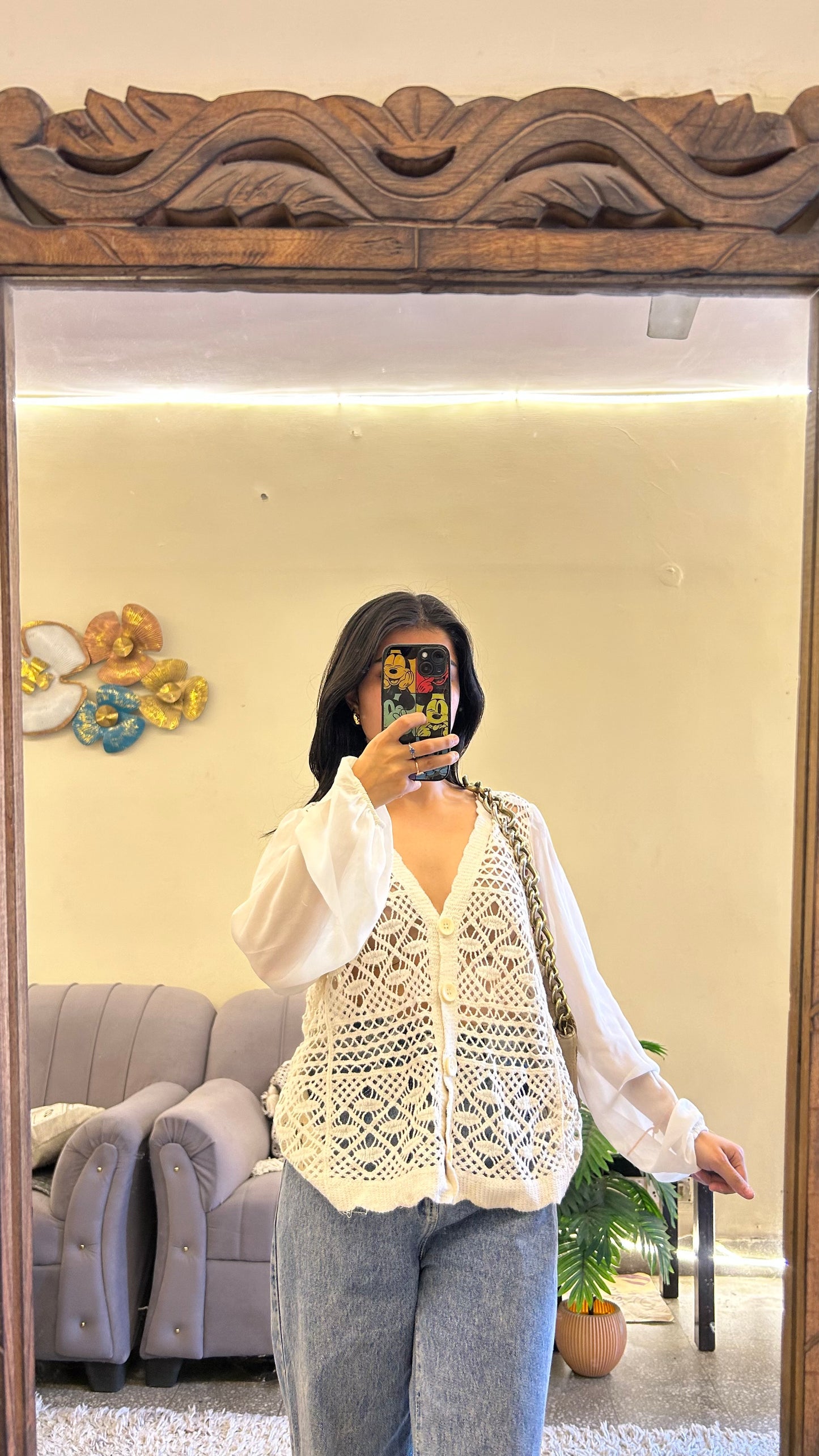 Crochet top M