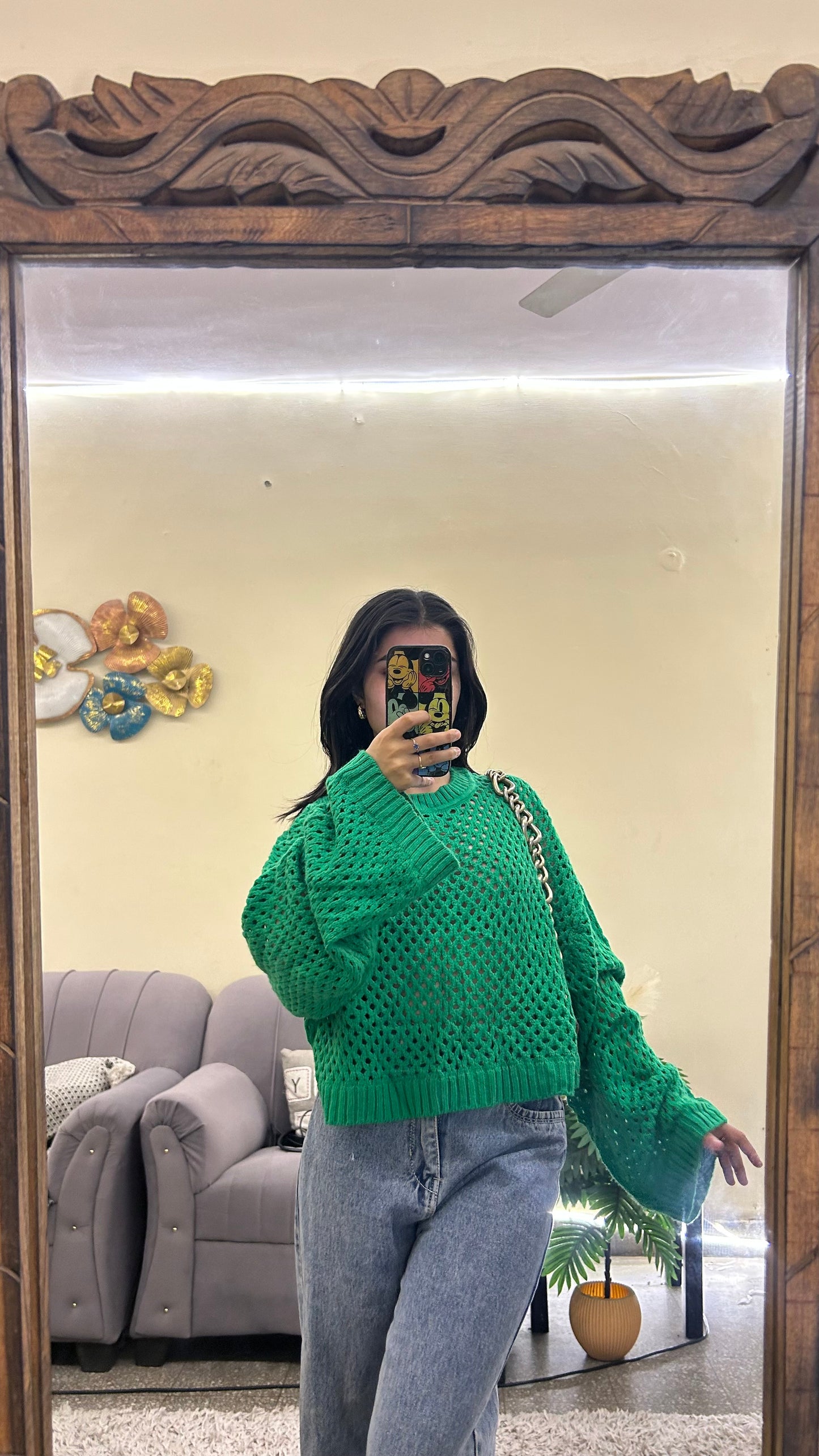 Cute crochet top 34-36 bust