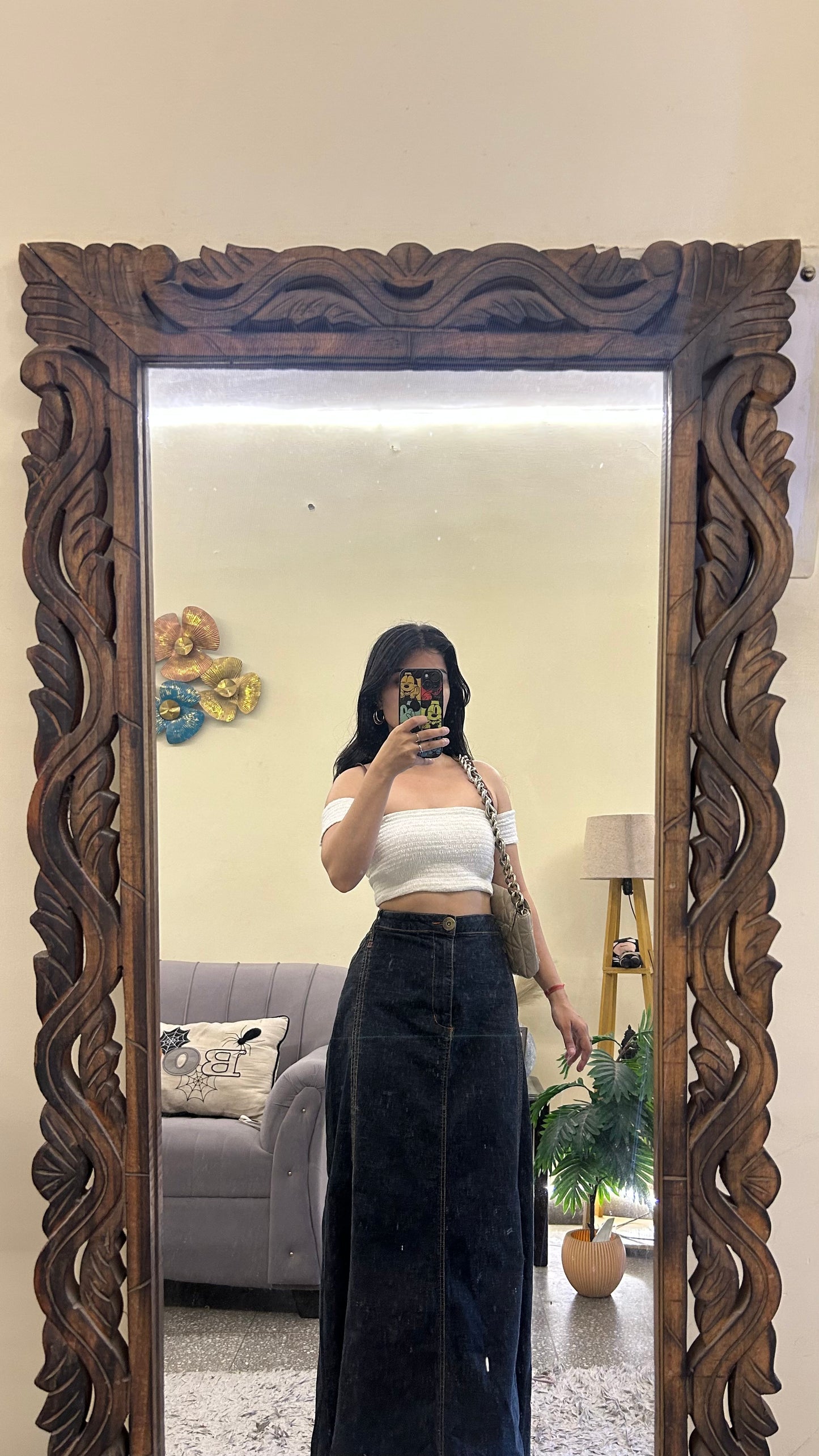 118) Korean skirt 35 waist/l:36