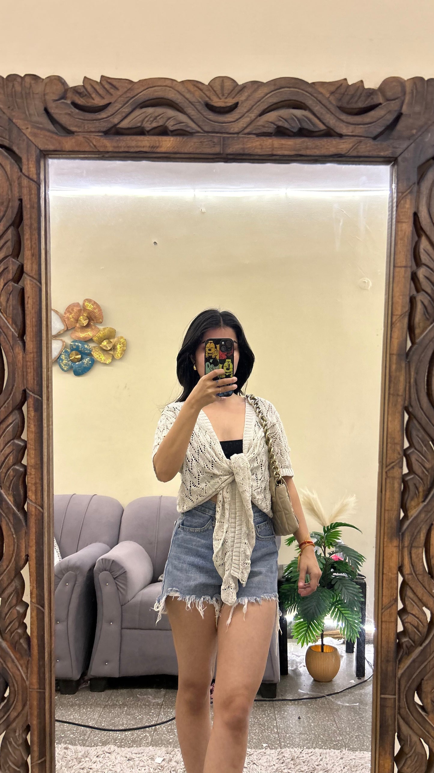 Crochet top L 38-40 bust