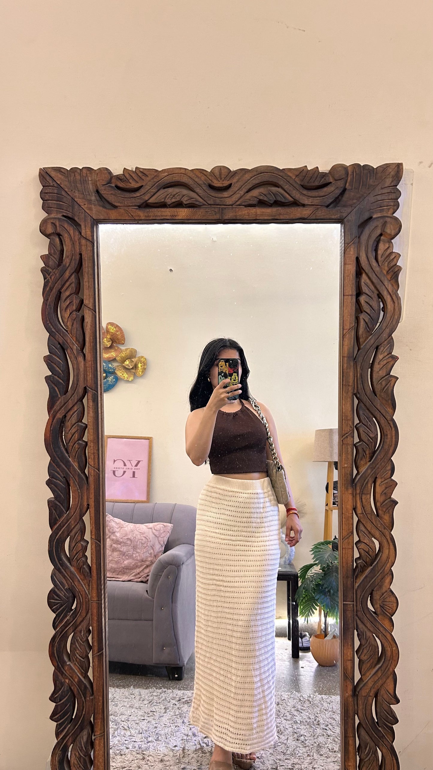 29)crochet skirt with layer waist 26-30 L-39
