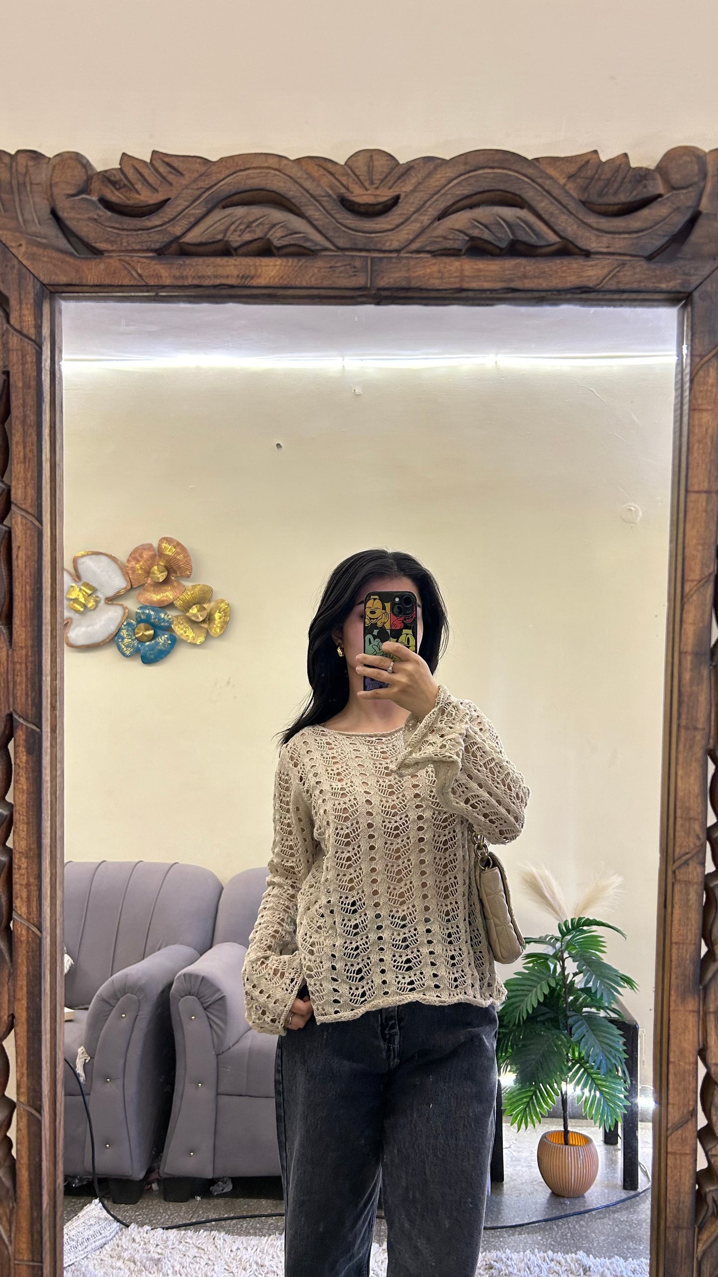Crochet top S