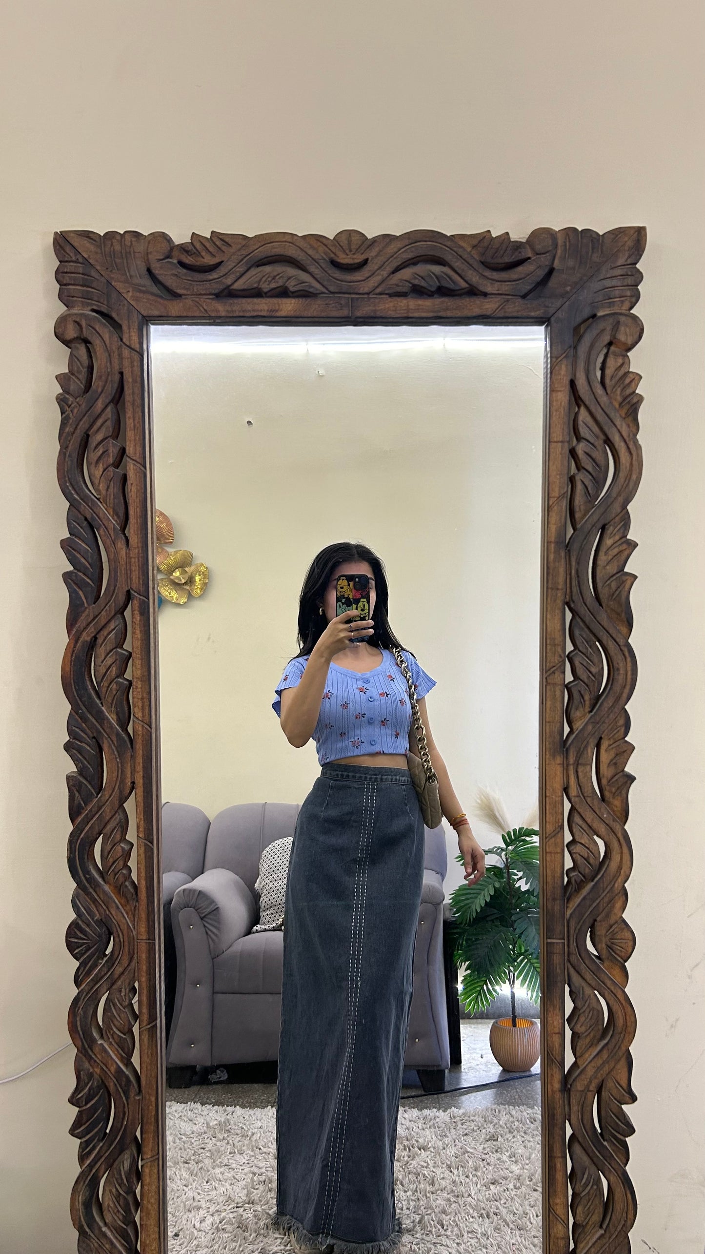5) Korean skirt 29 waist/l:37