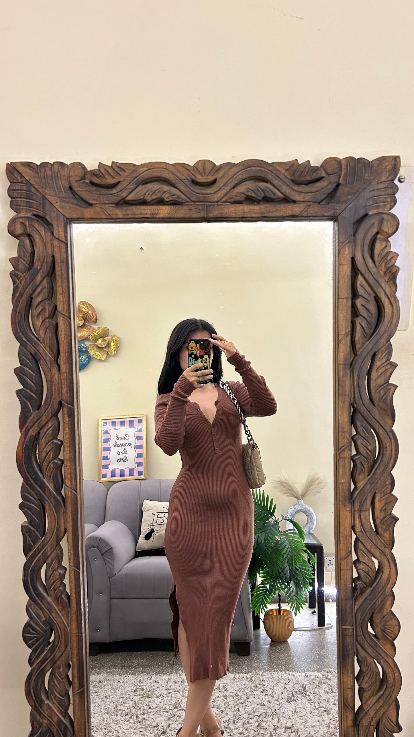 Cute dress thrifted 28-31 bust/l:41