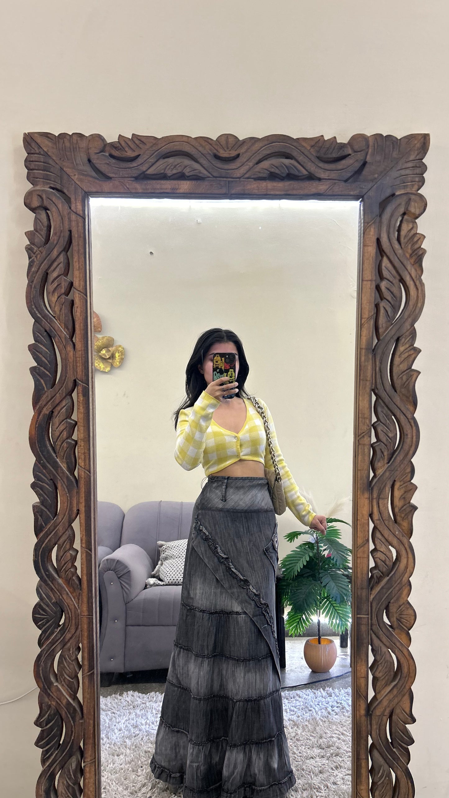 33) Korean skirt 28 waist/l:36
