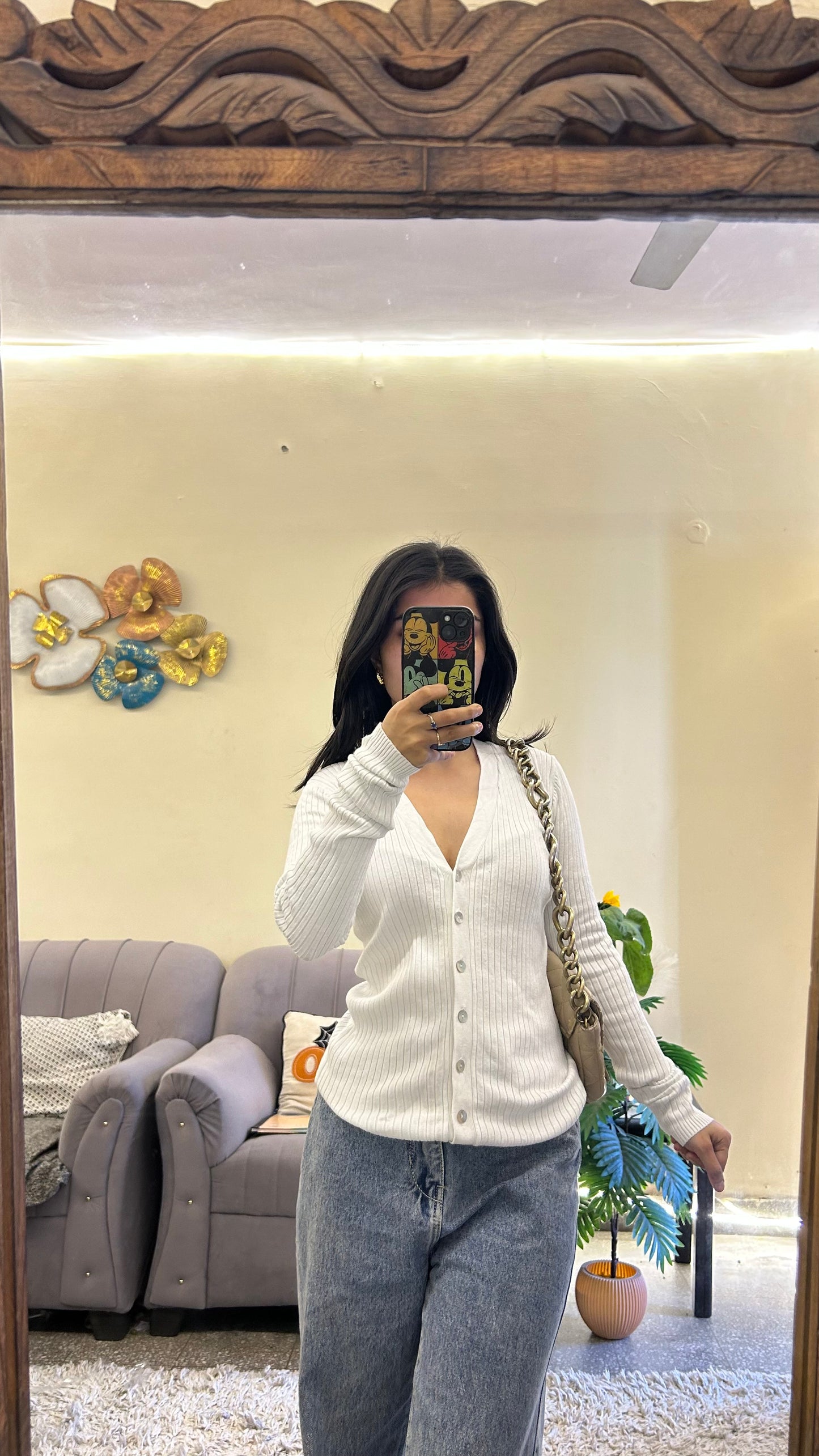 Cute top thrifted 32-34 bust