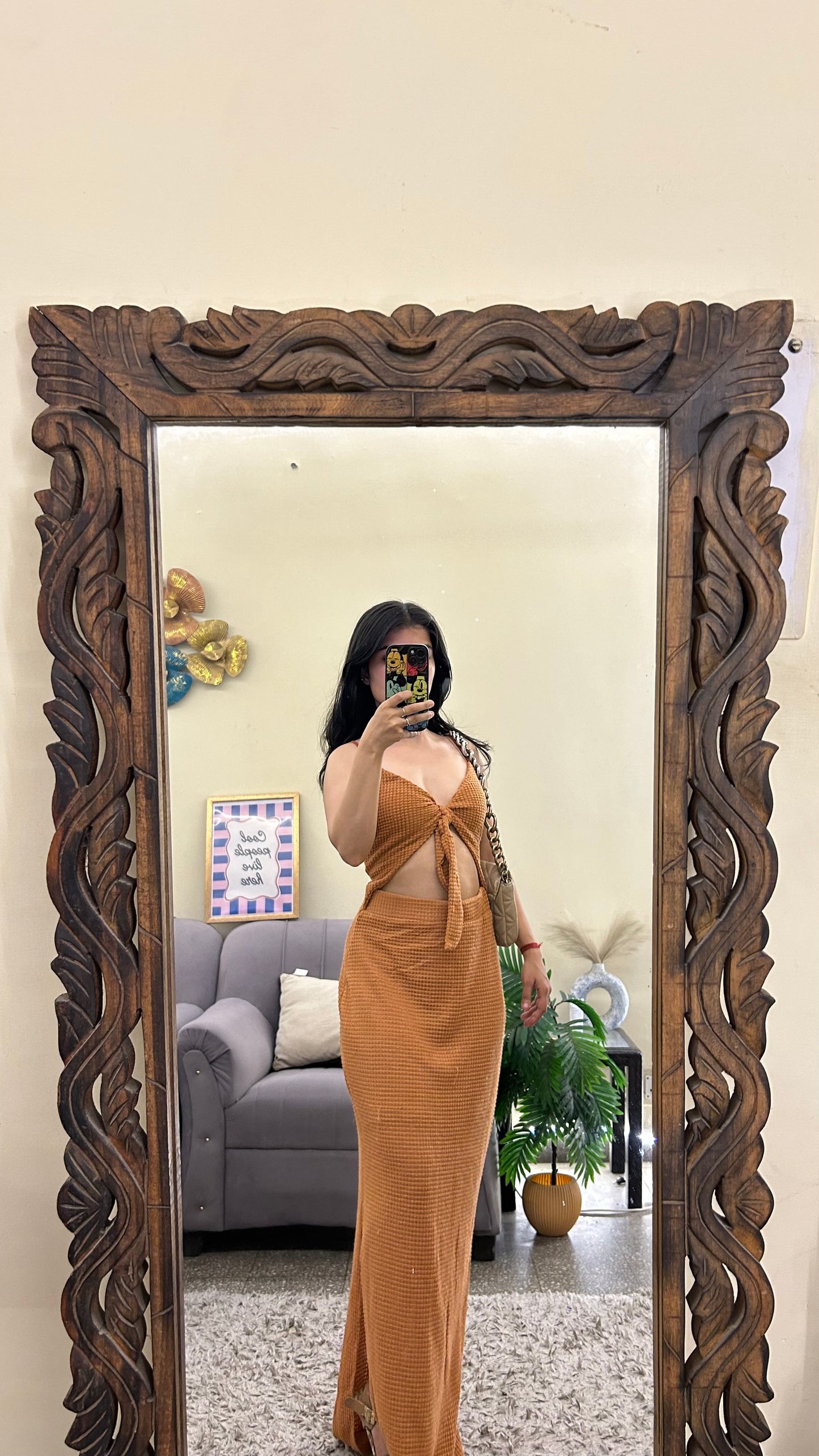 Classy dress 34-36 bust / waist:30-32 / length:56
