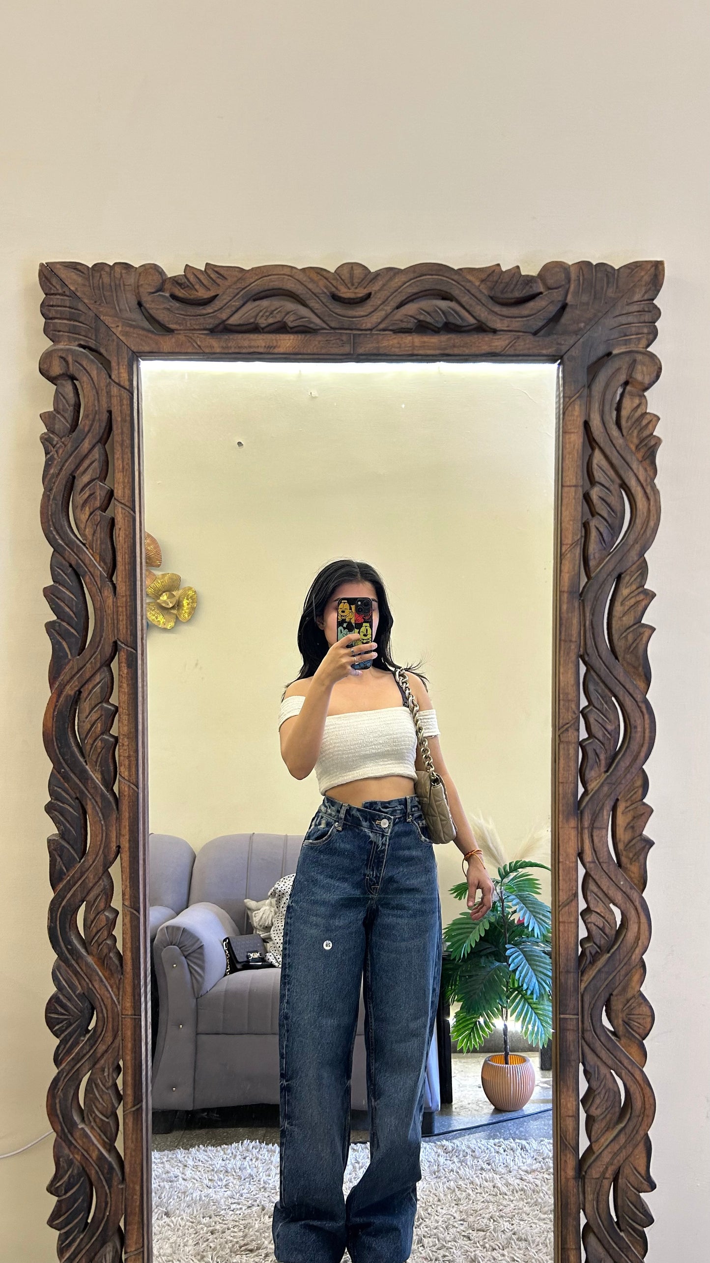 69) cute jeans 29 waist/l:43