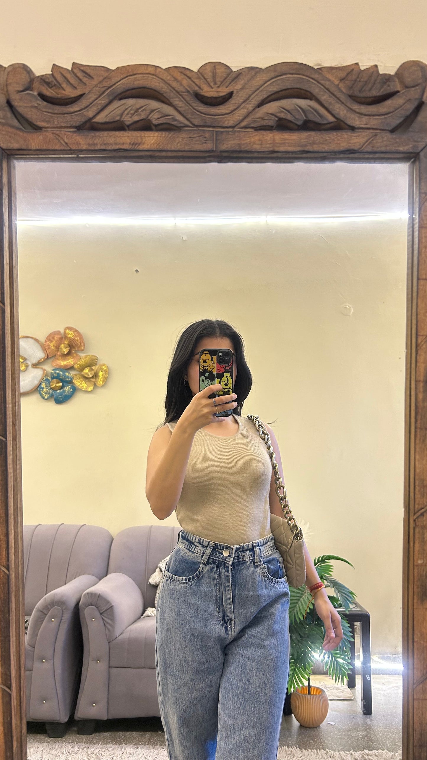 Thrifted Cute top 30-32 bust
