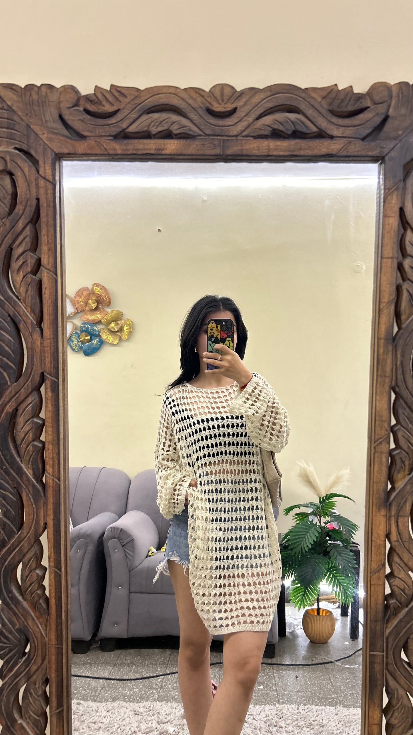 Crochet cover up L-XL
