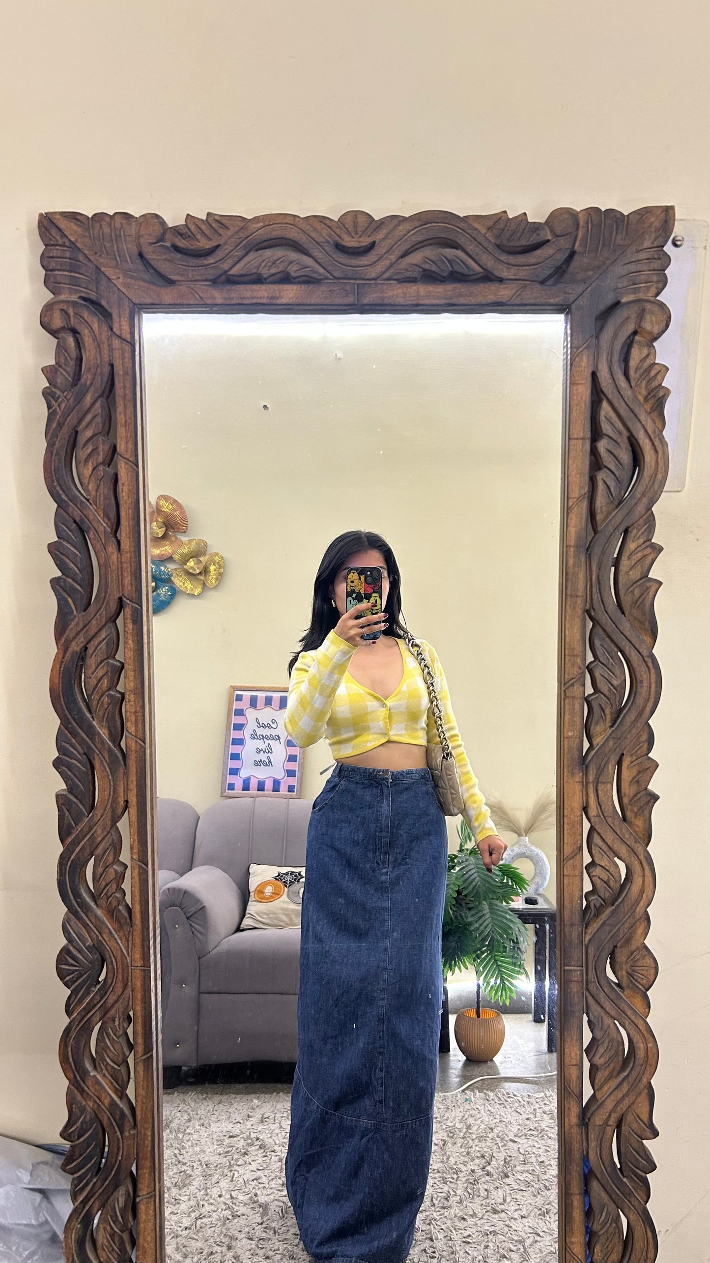 47) Korean skirt 31 waist/l:38