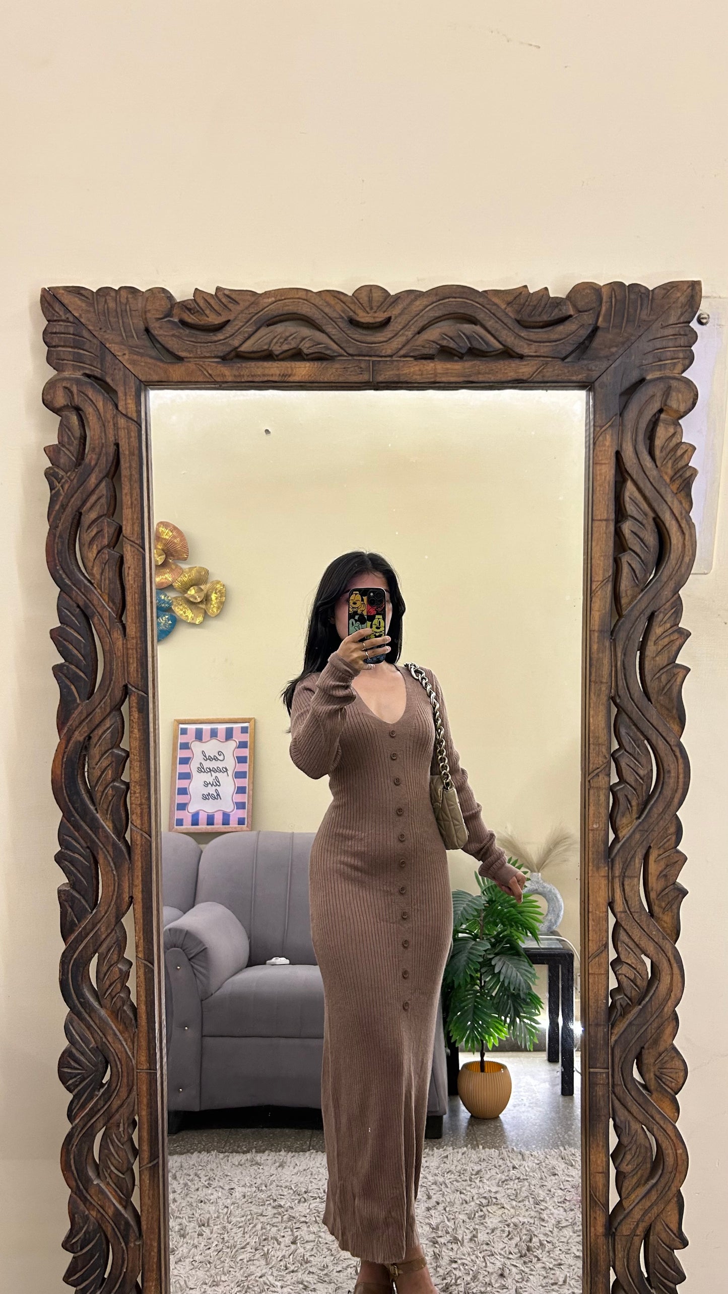 Classy dress 34-38 bust/l:50