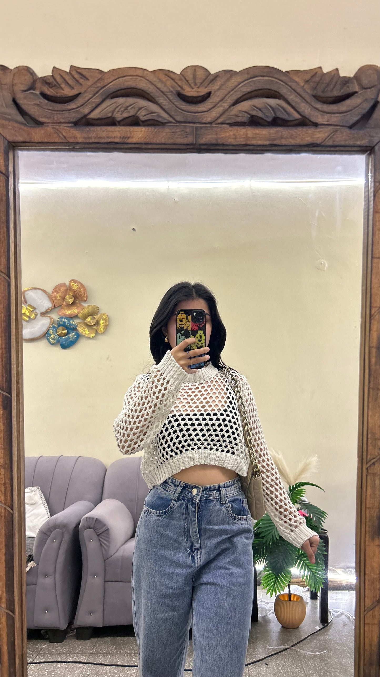 Crochet top xs-s