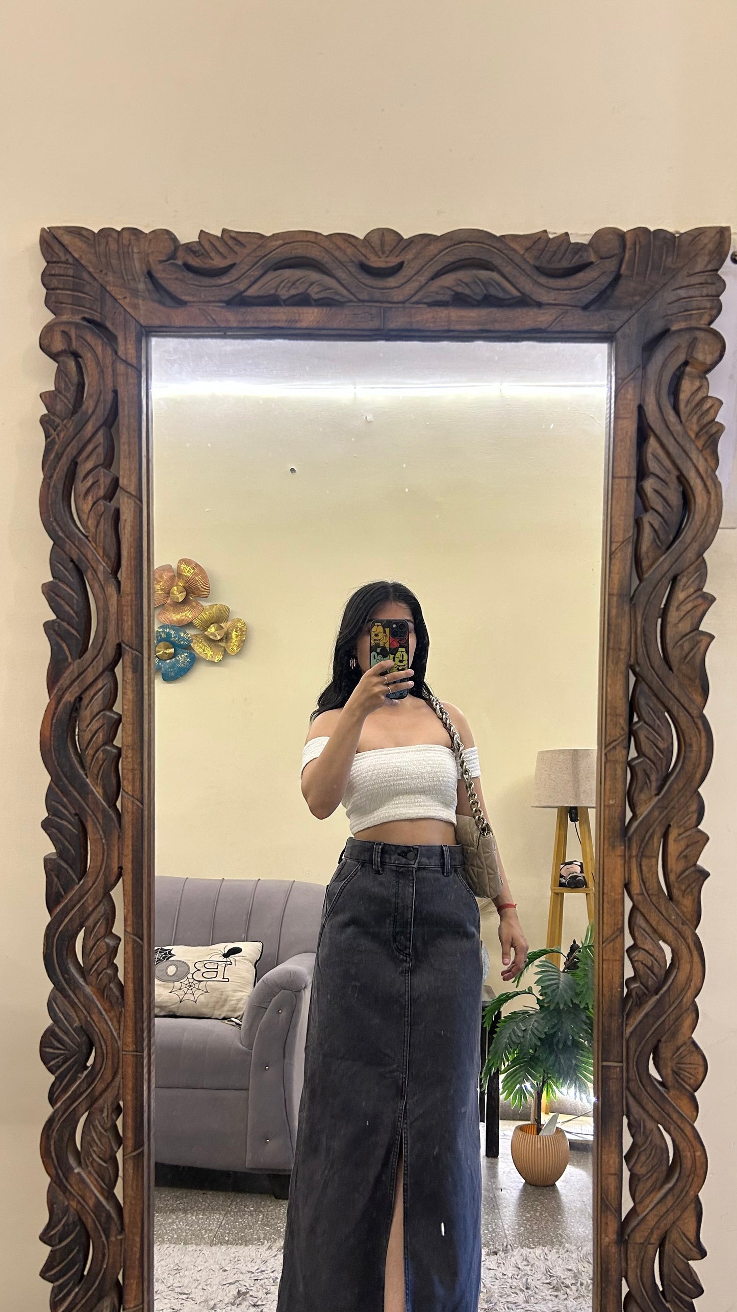 97) Korean skirt 28 waist/l:35