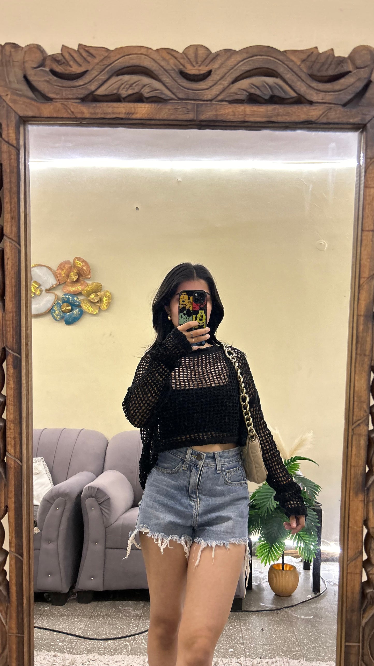 Cute crochet top S