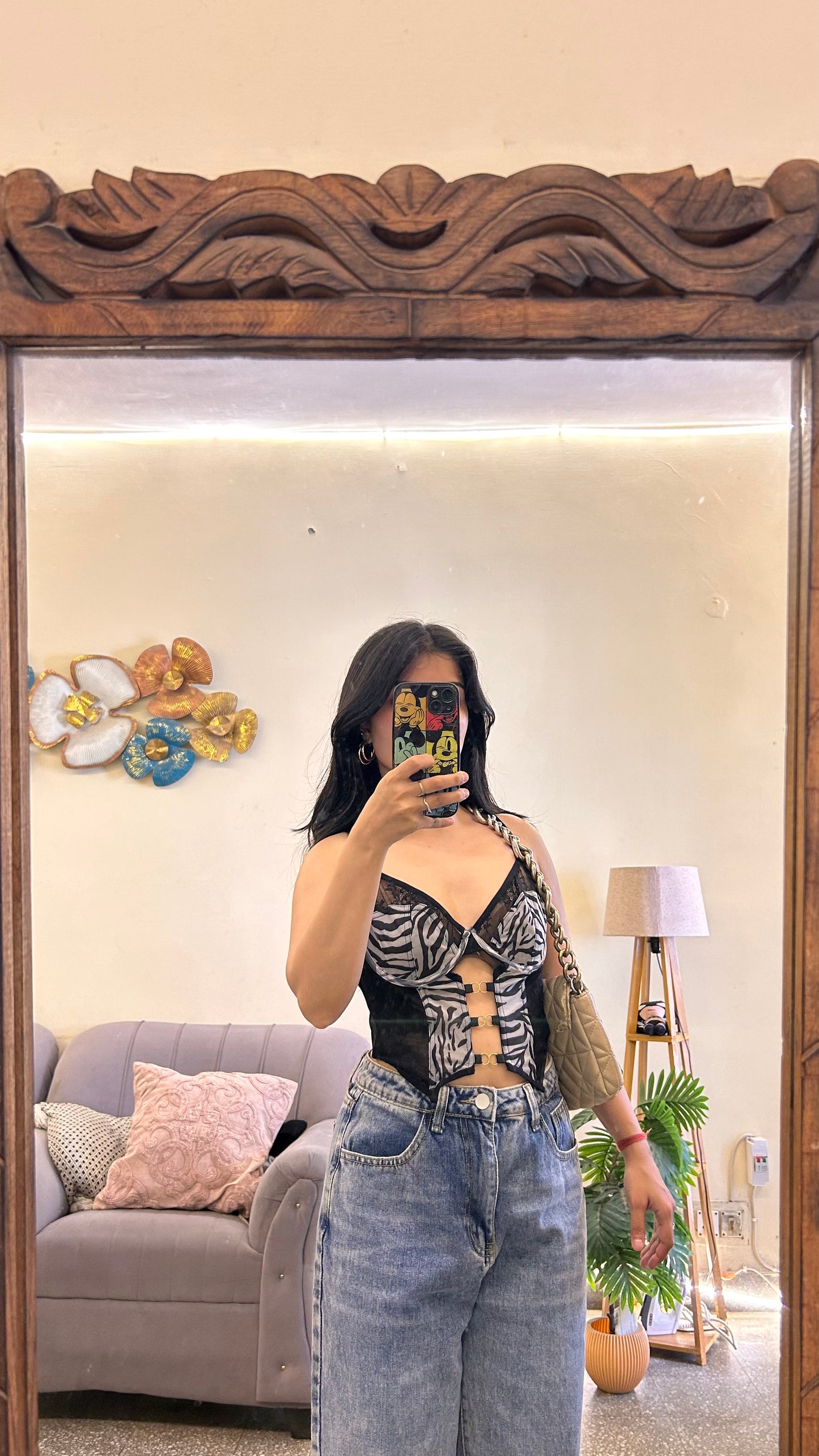 57) cute top 32-34 bust