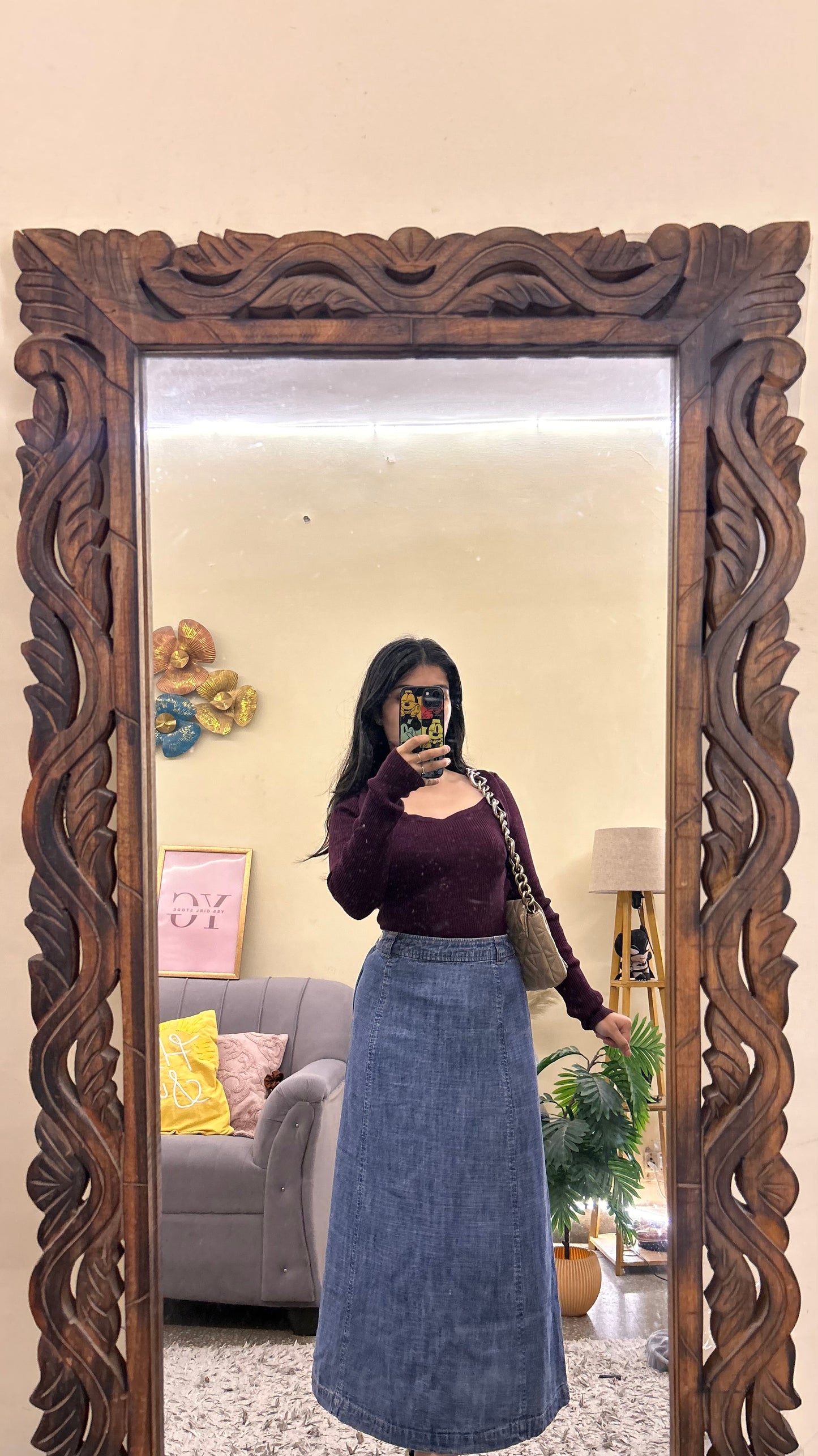 45)korean skirts waist -30 /L 30