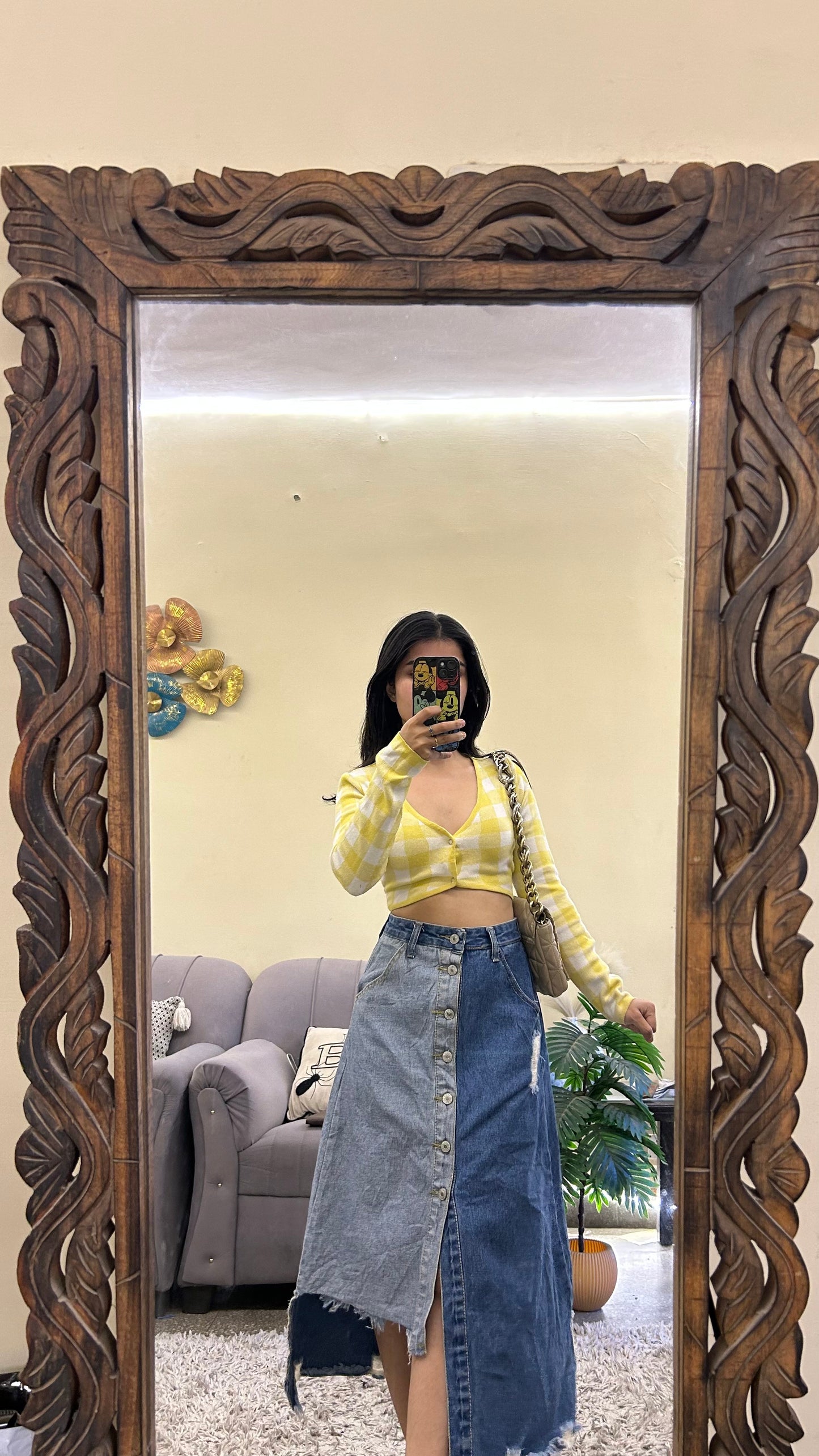 1) korean skirt 25 waist/l:30