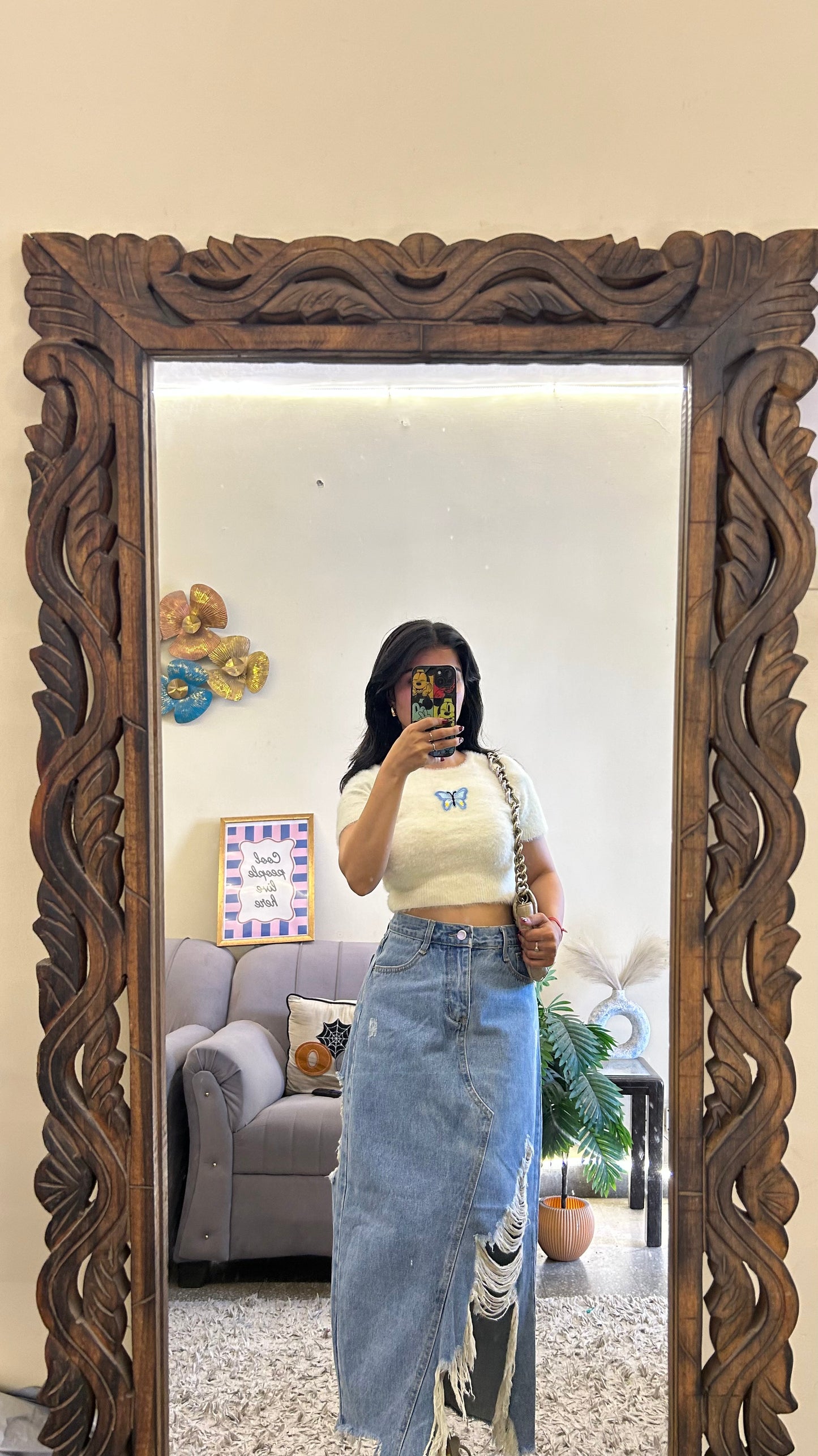 11) Korean skirt 28 waist/l:32