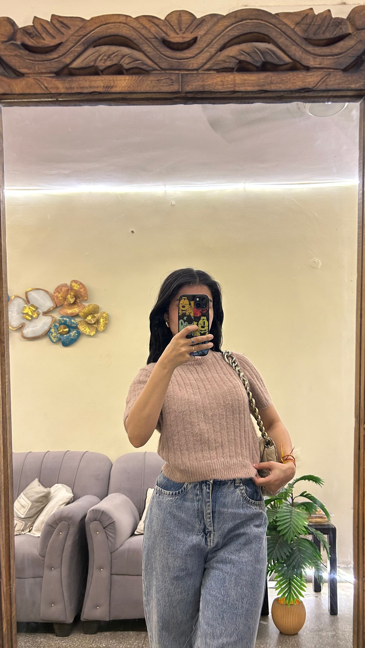 Cute top zara M