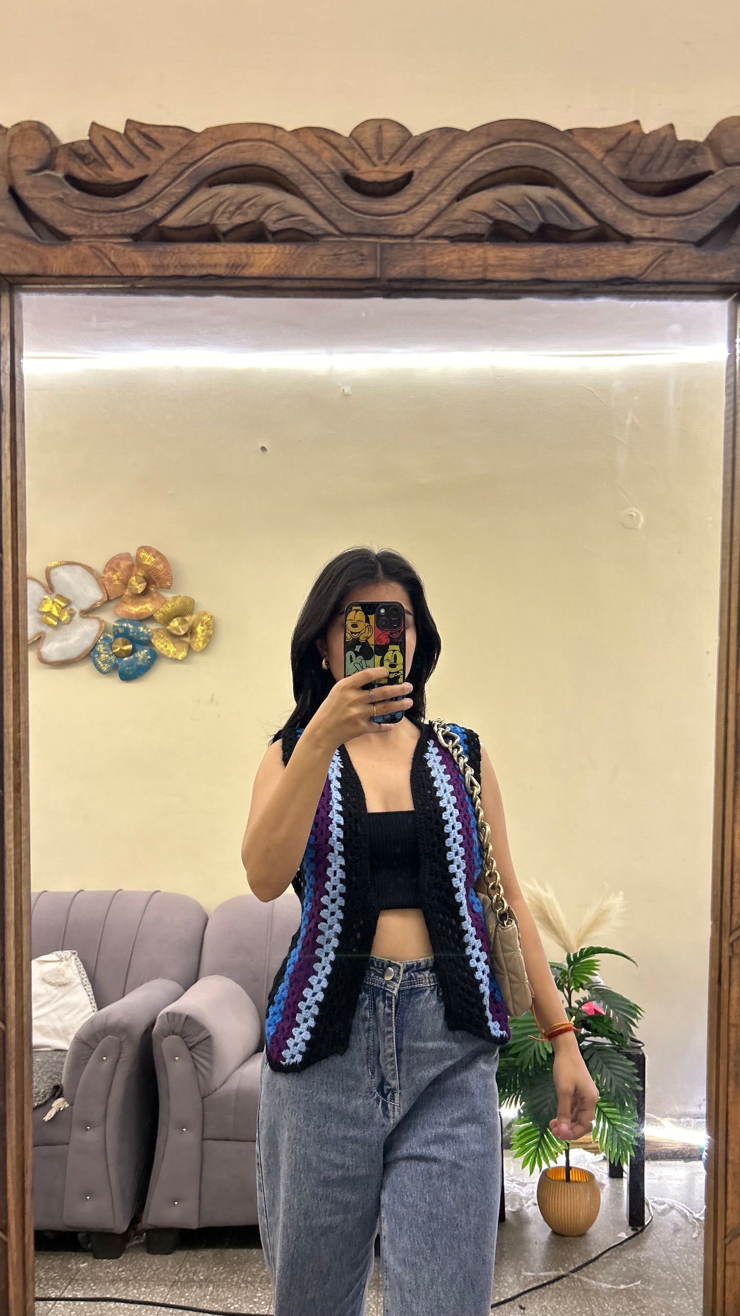 Crochet top S