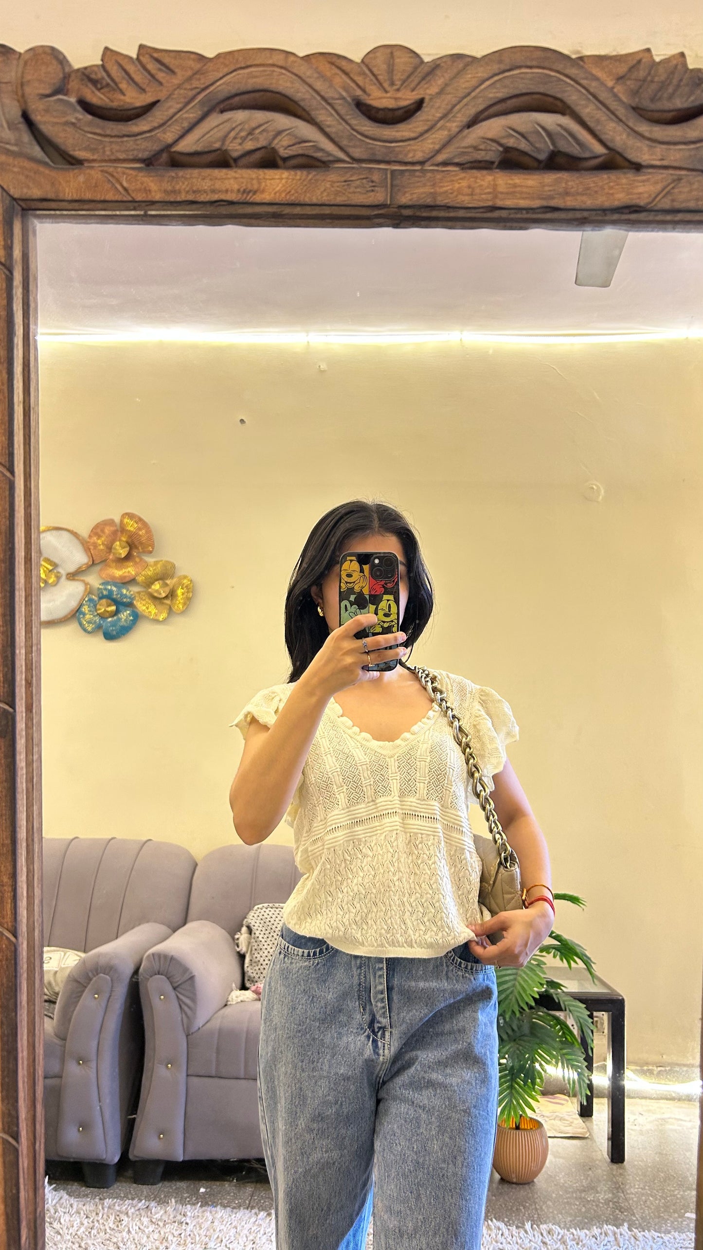 Cute top zara S