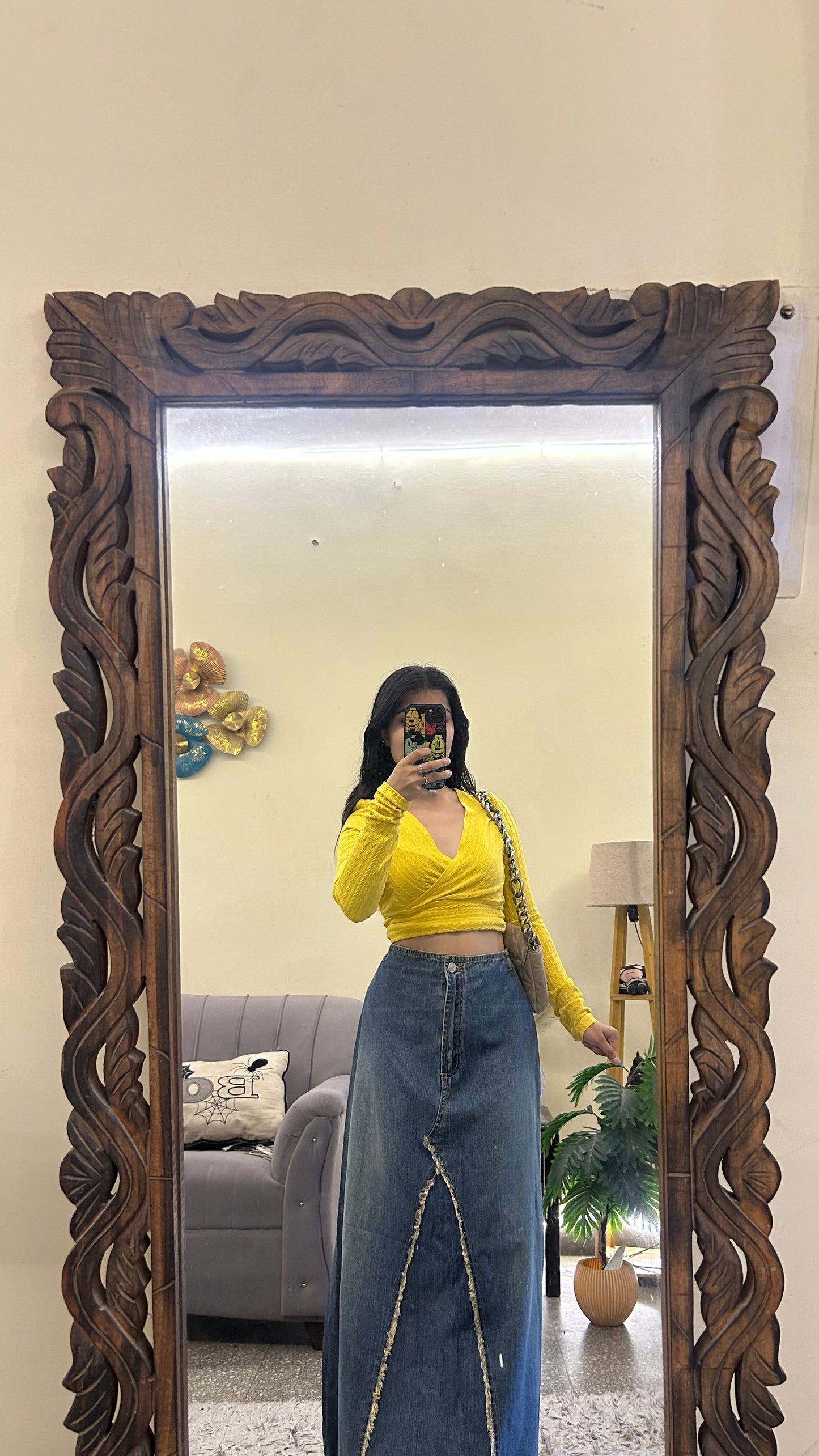 87) Korean skirt 32 waist/l:38