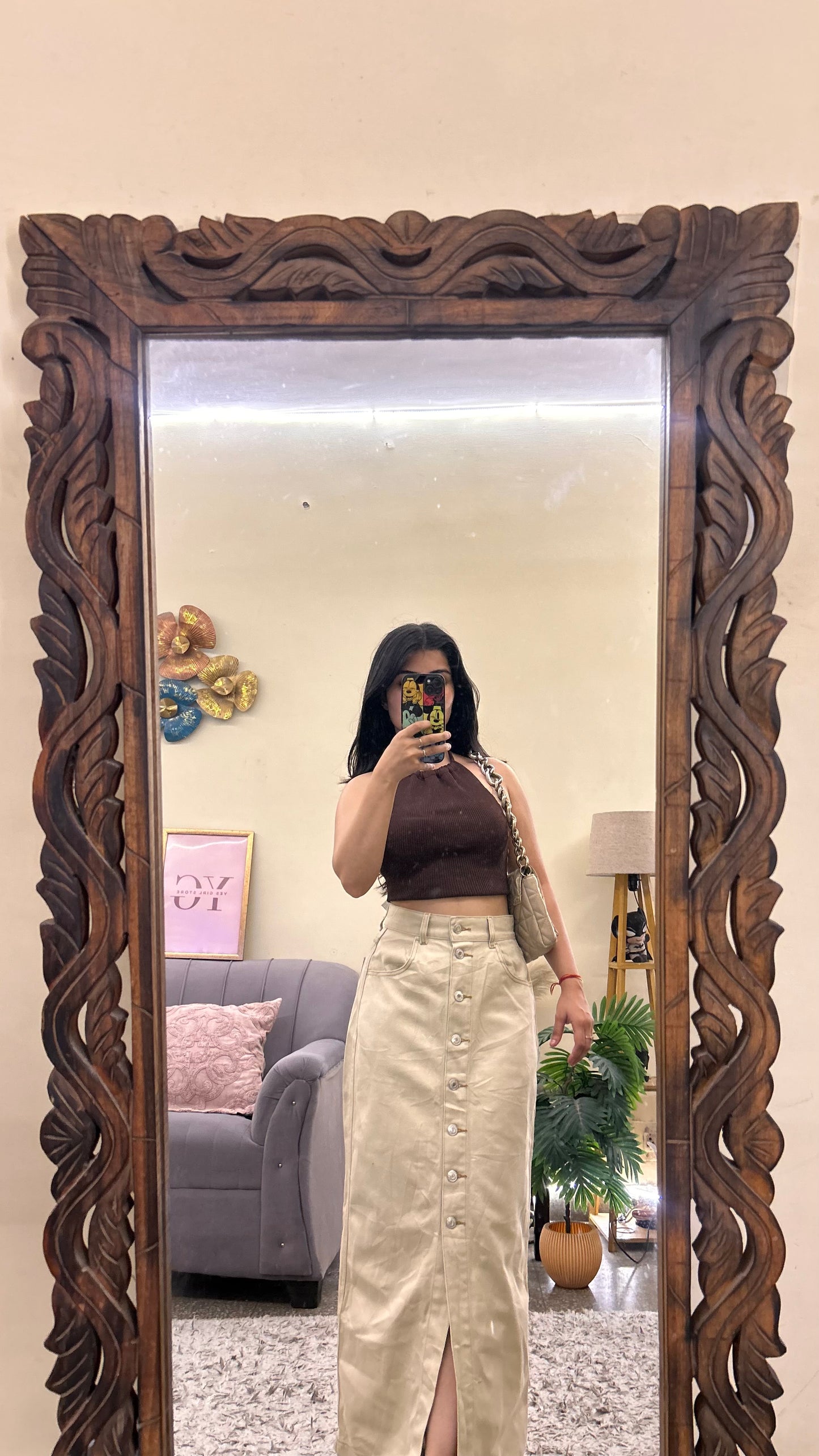 1) korean skirts waist - 26/L 36