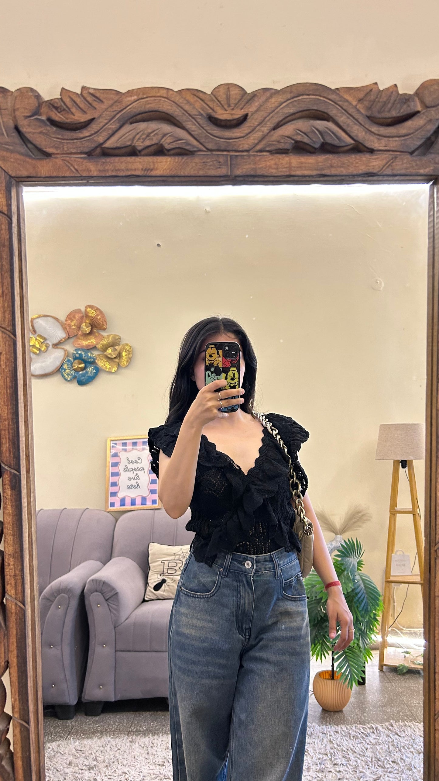 Cute top zara S