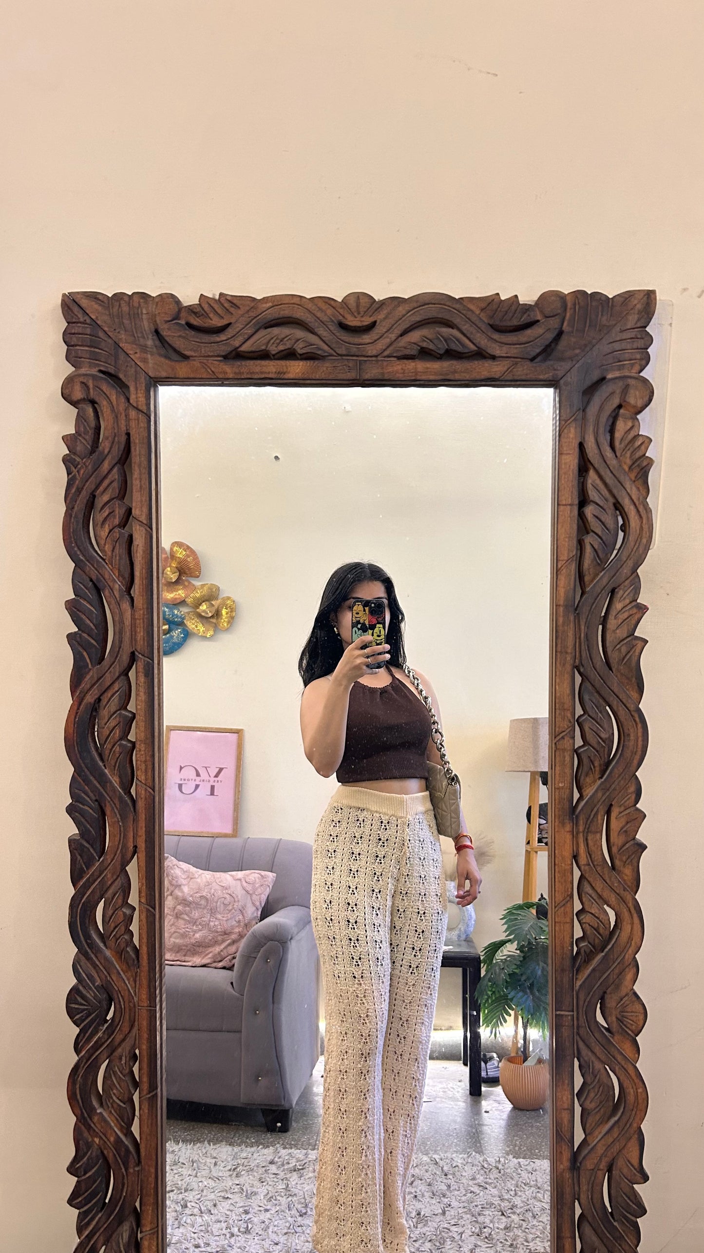 38)crochet skirt without layer waist 30-32 L-48