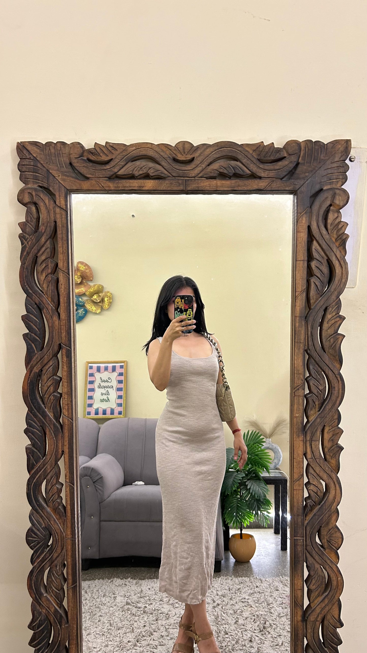 Thrifted dress 32-34 bust/l:46