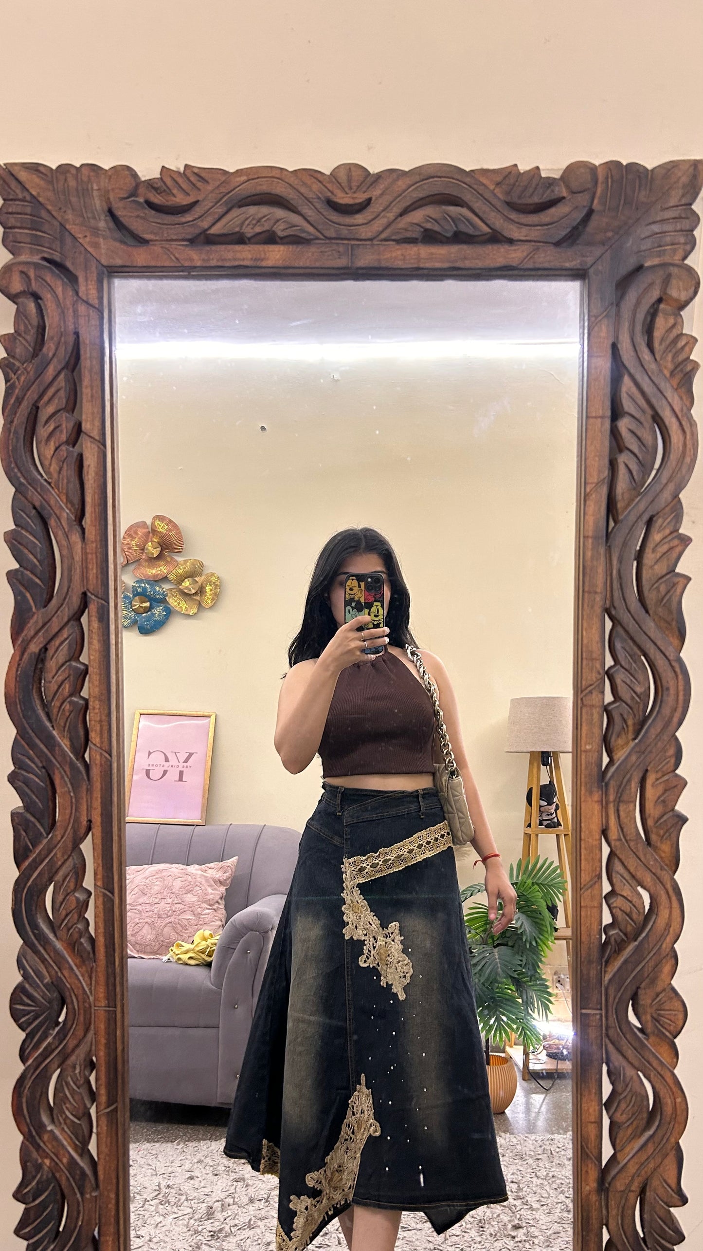 21s)korean skirts waist - 29/L 28