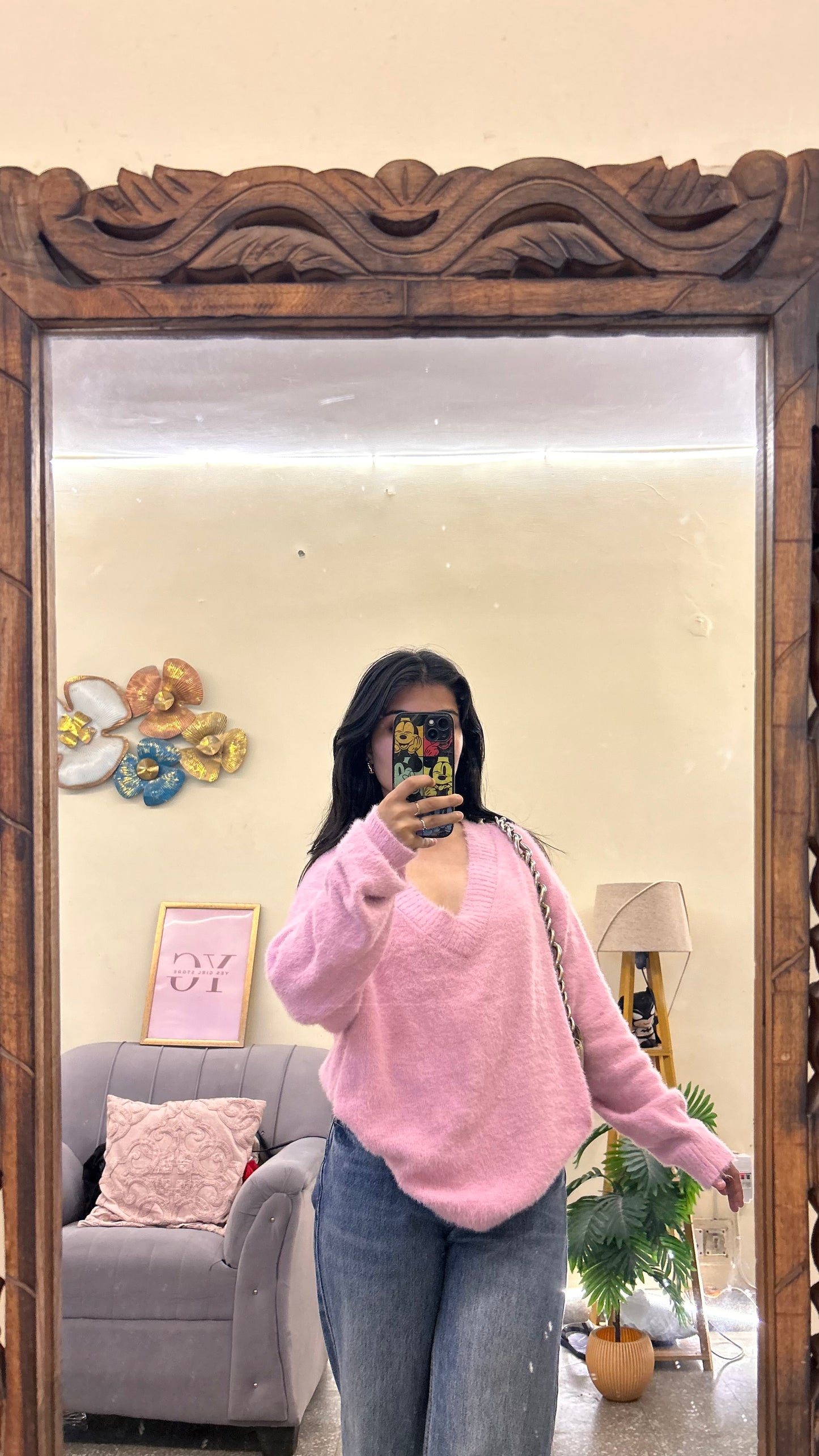 40)pintrest sweater size: M-L soft material