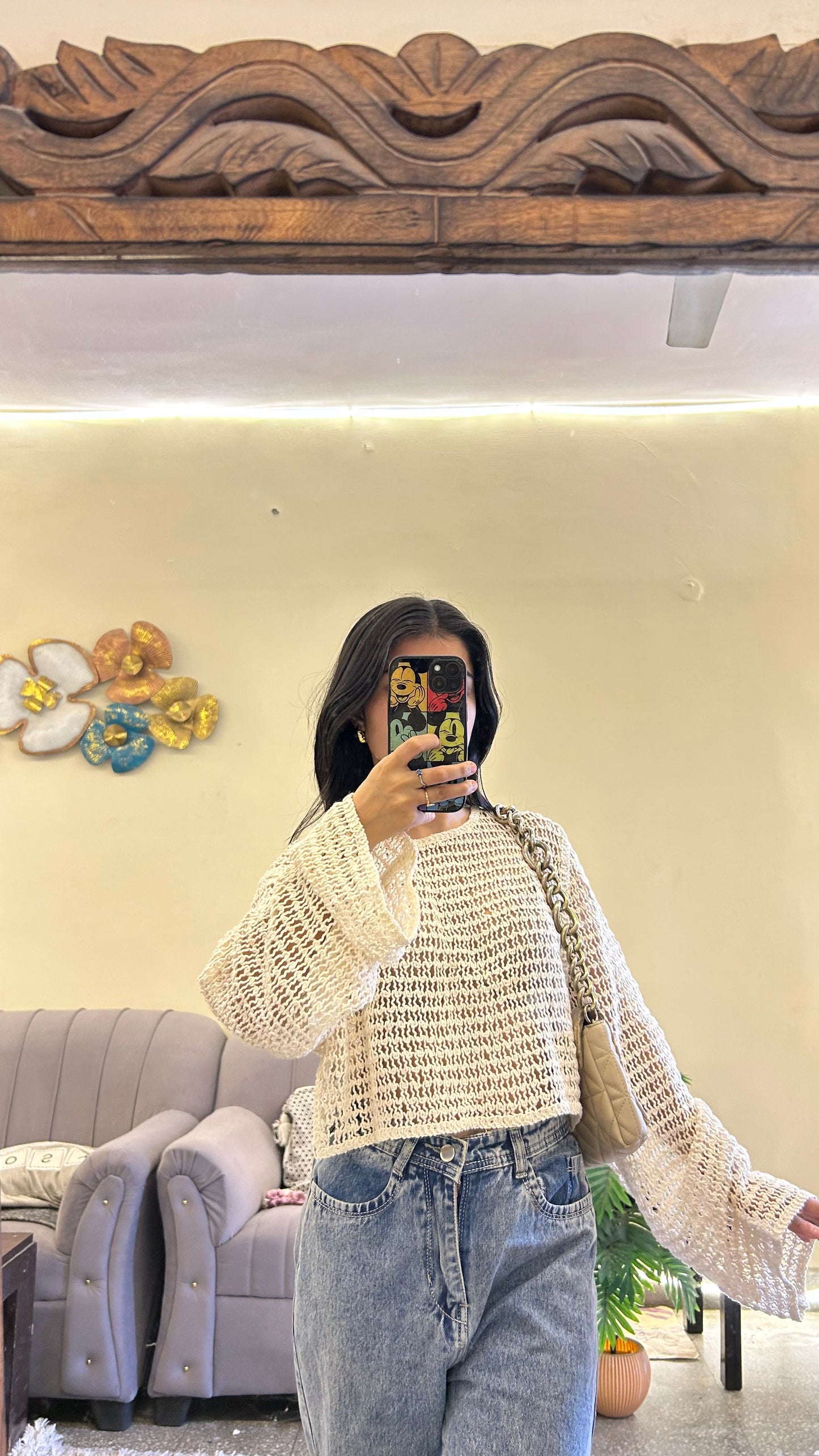Cute top zara M