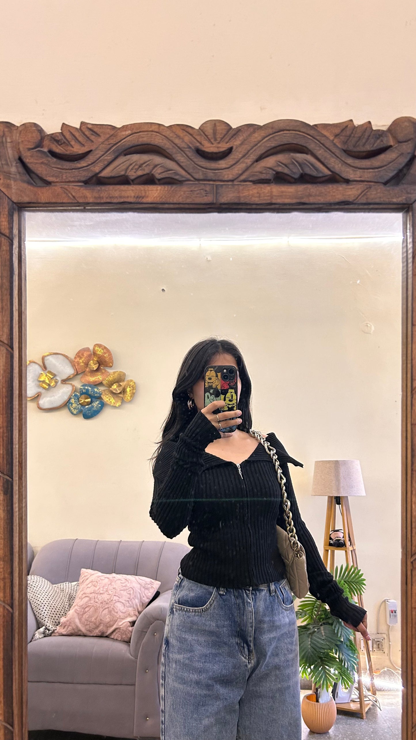 101 ) thrifted cute top 28-30 bust