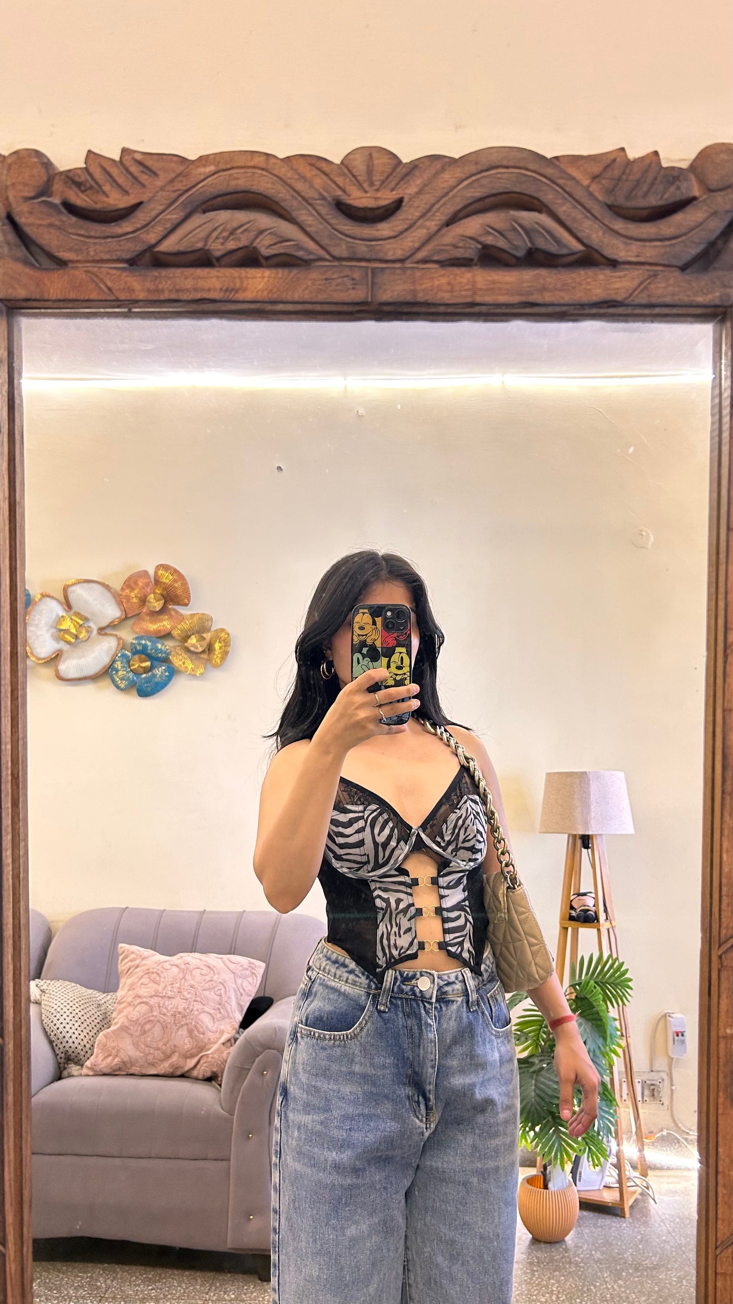 57) cute top 32-34 bust