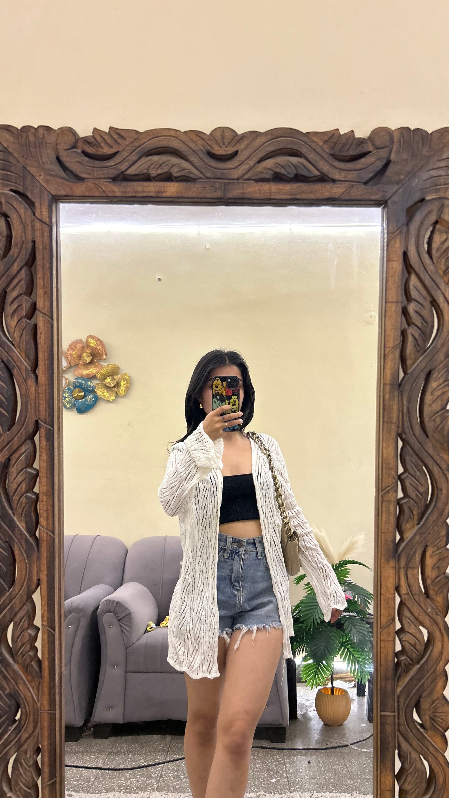 Crochet shrug S-M