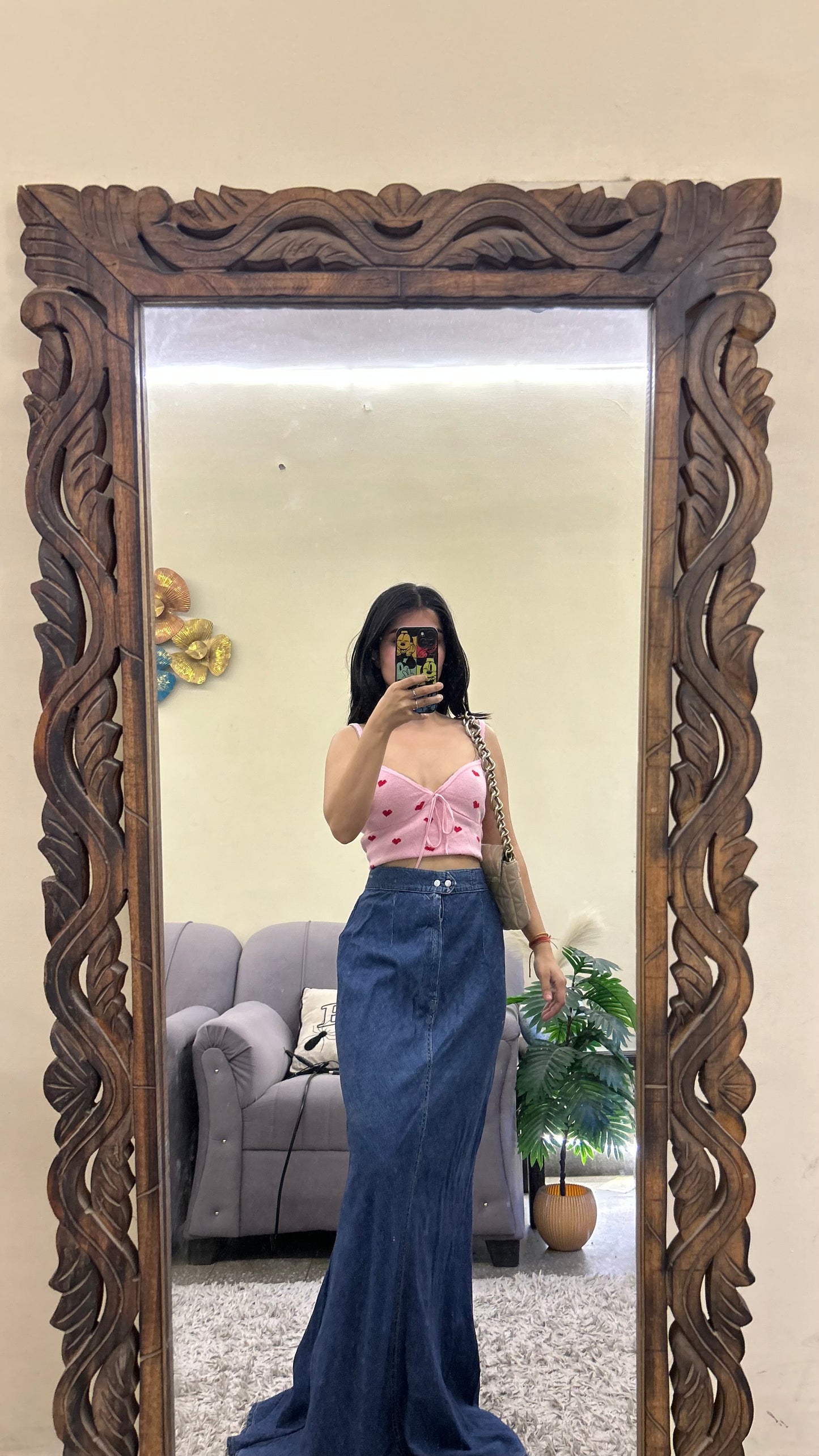 69) korean skirt 28 waist/l:41
