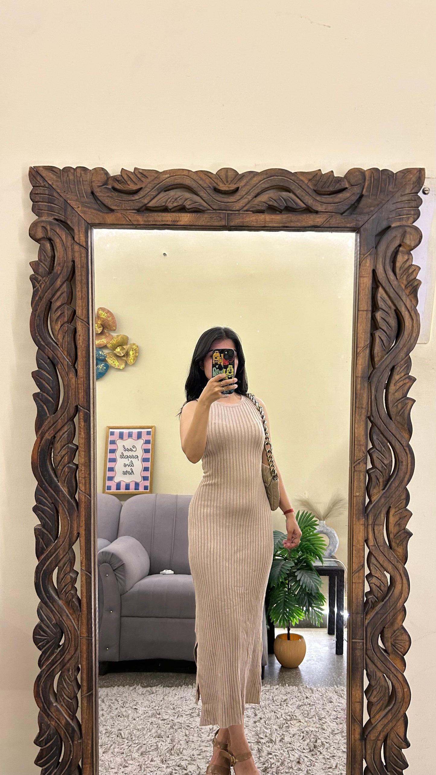 Thrifted dress 30-33 bust/l:47
