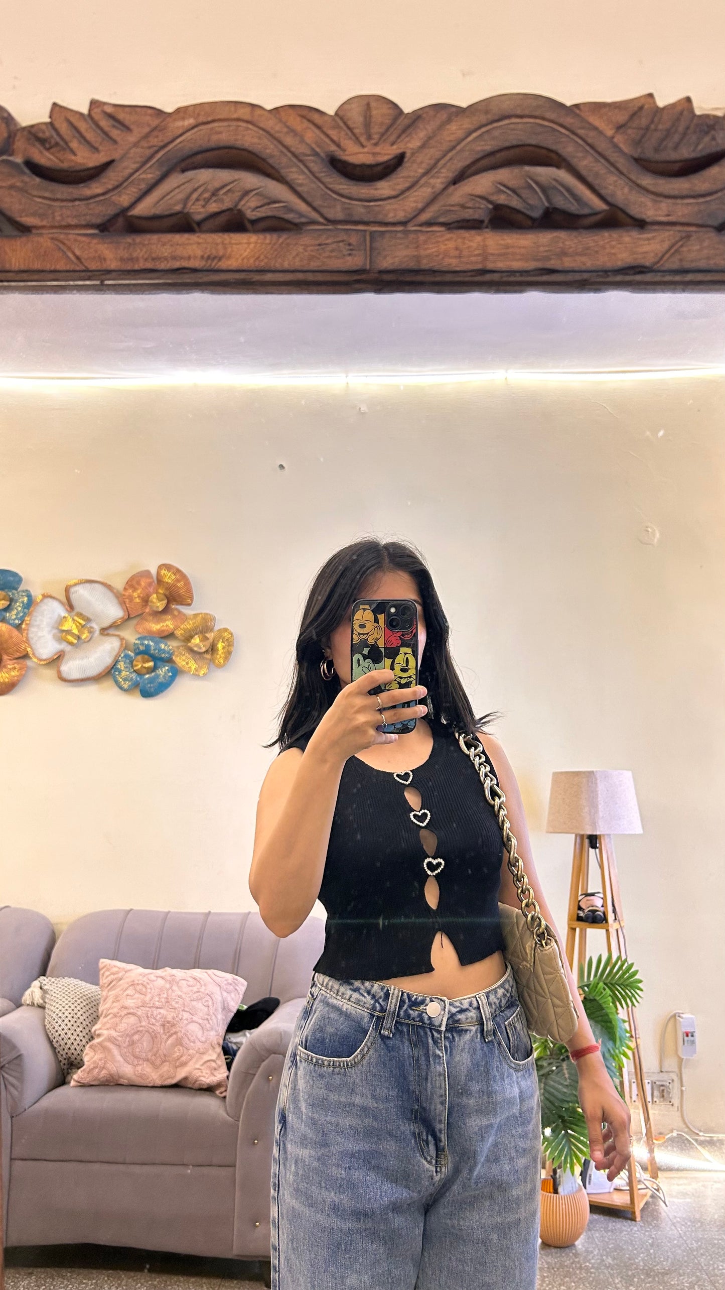 46) cute top 30-32 bust