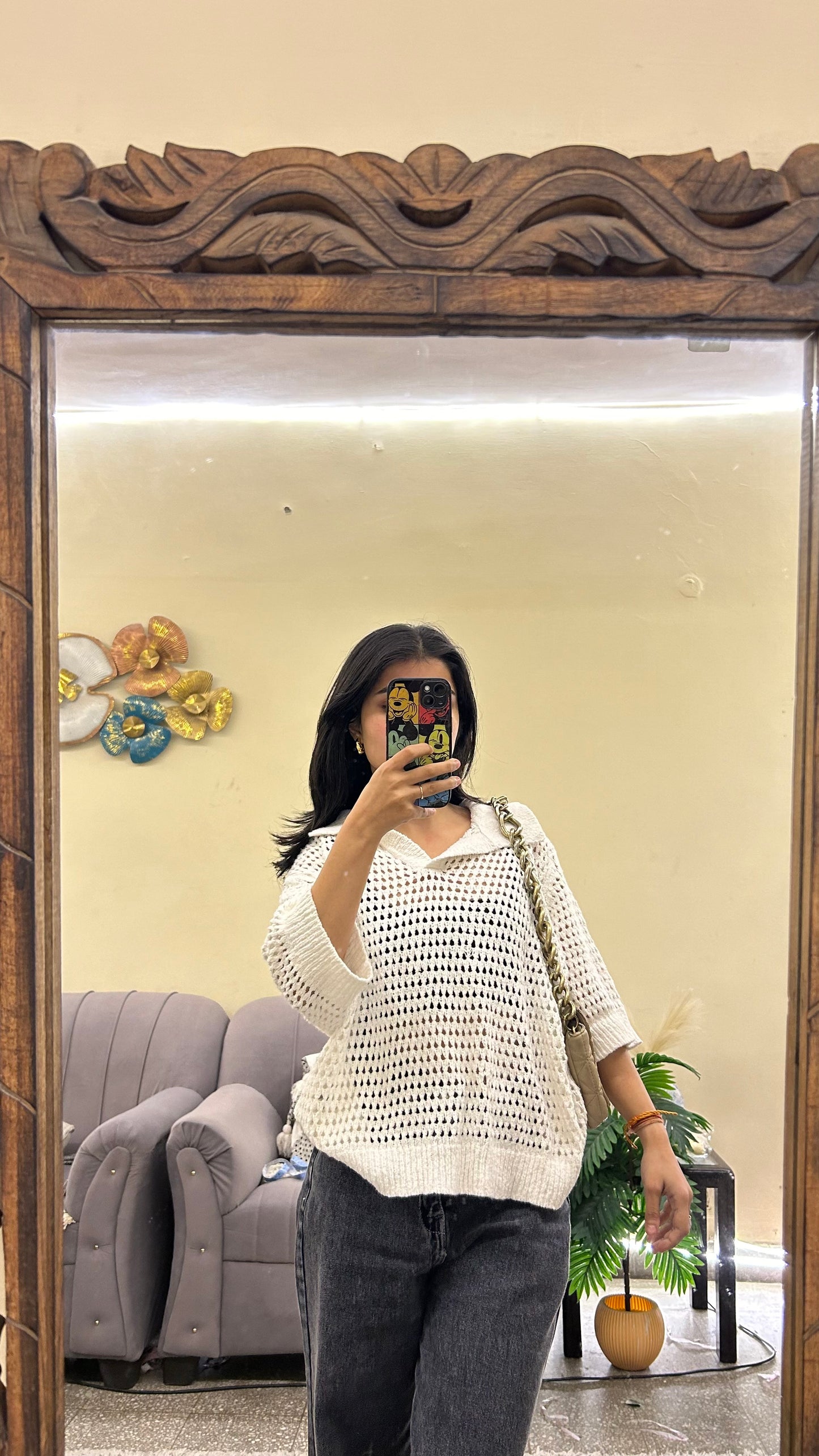 Cute top M-L