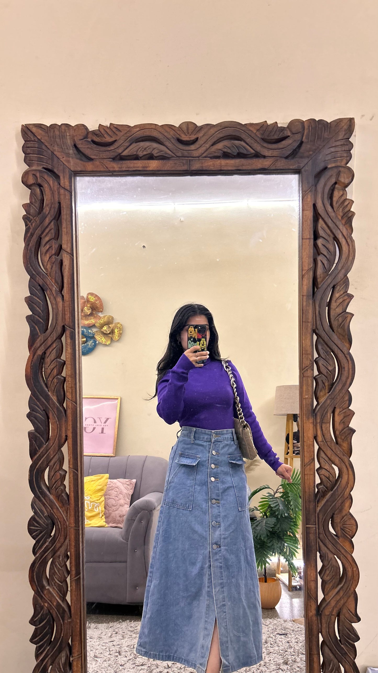 28)korean skirts waist - 29/L 33