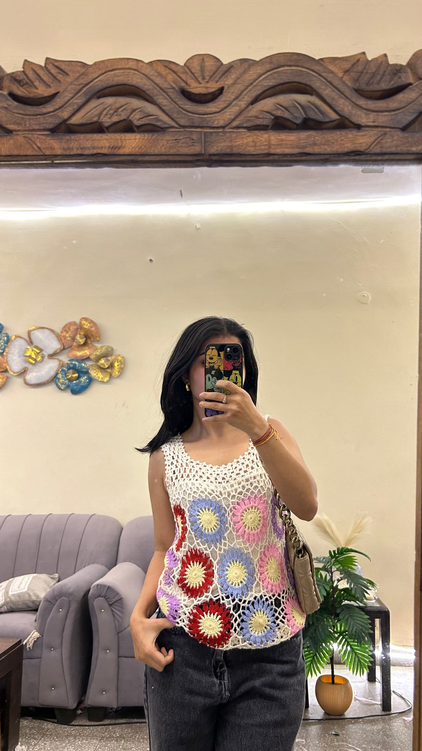 Cute top ( layer inside) 32-34 bust