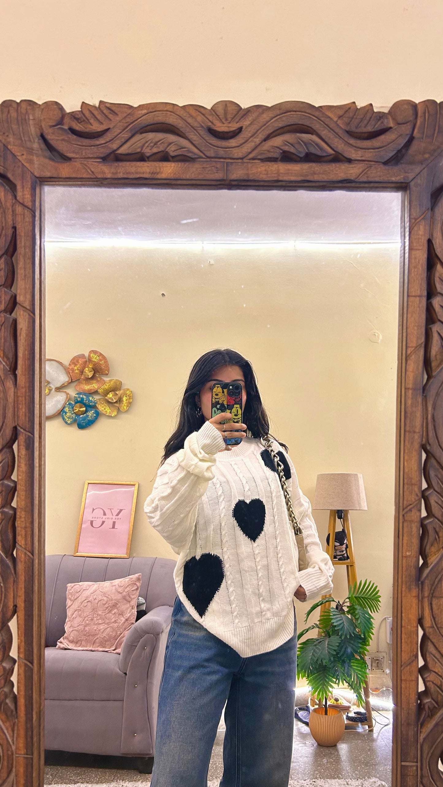53)pintrest sweater upto size:S-M