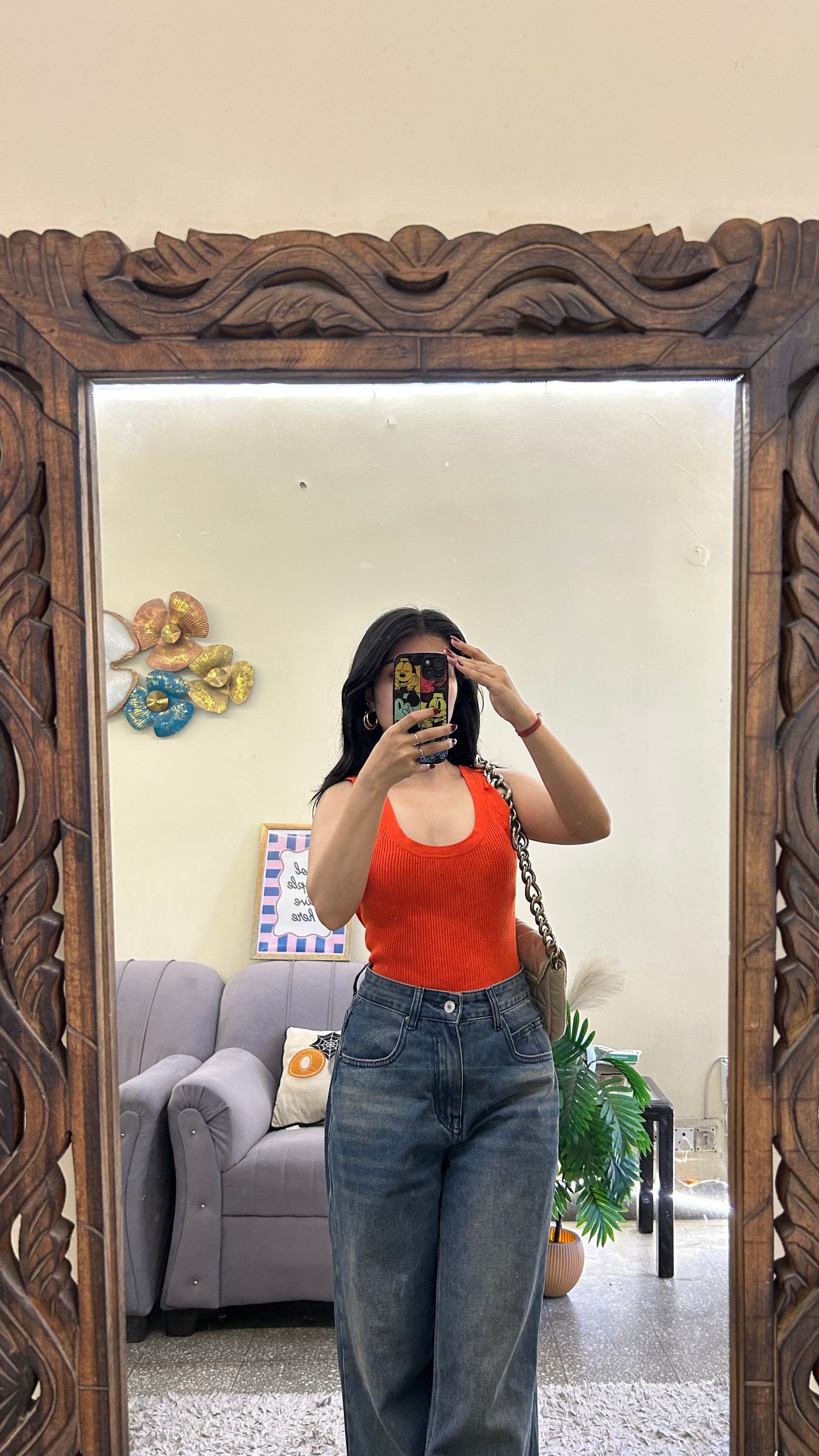 Cute top h&m 34-36 bust