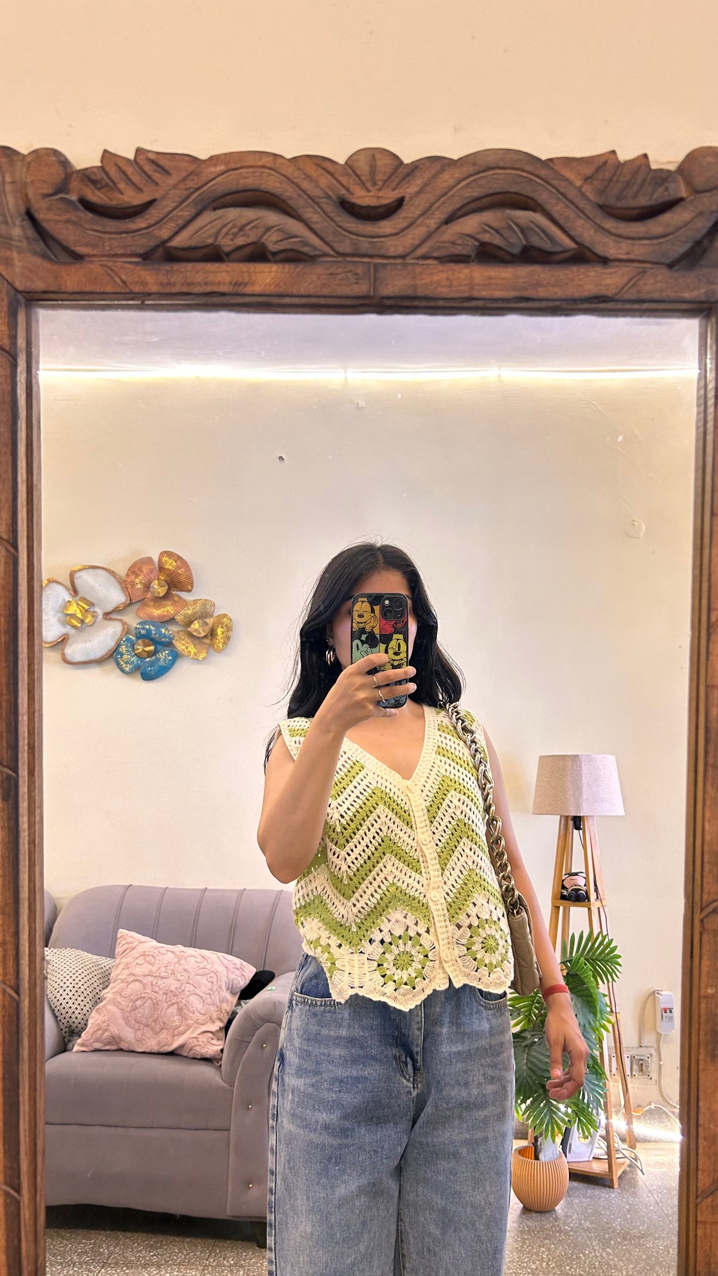 32 ) cute top 34-36 bust