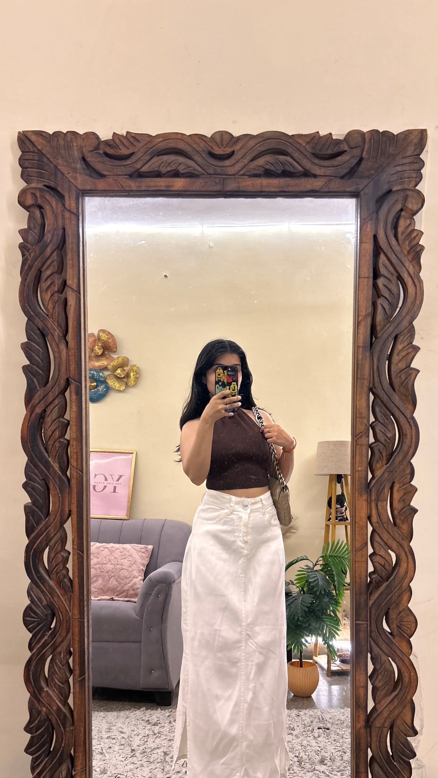 34)korean skirts waist - 32/L 36