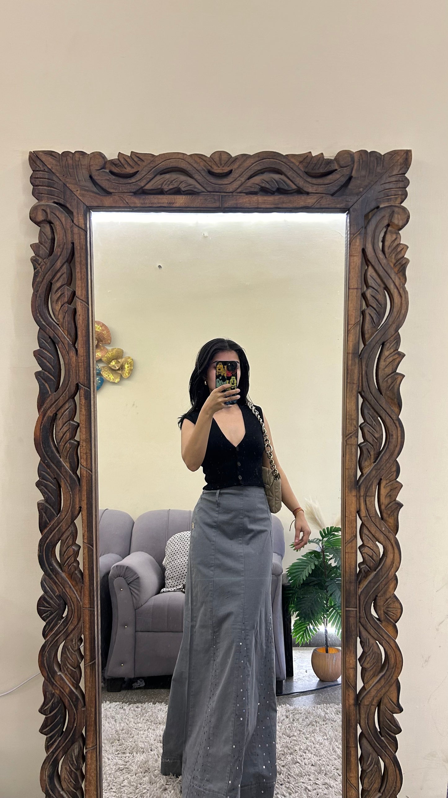 15) Korean skirt 35 waist/l:41