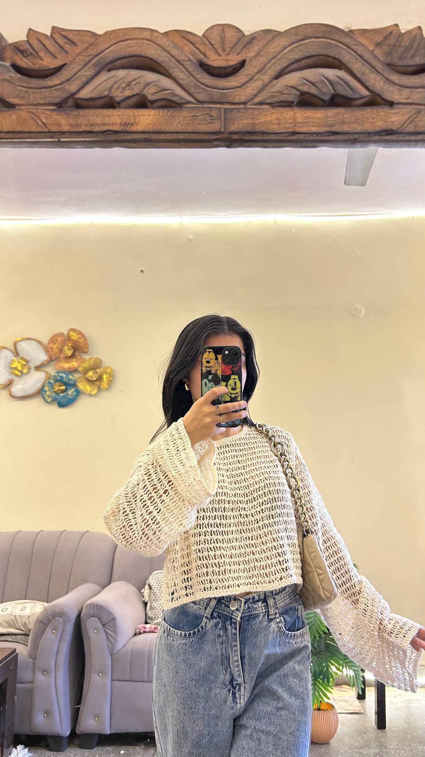 Cute top zara M
