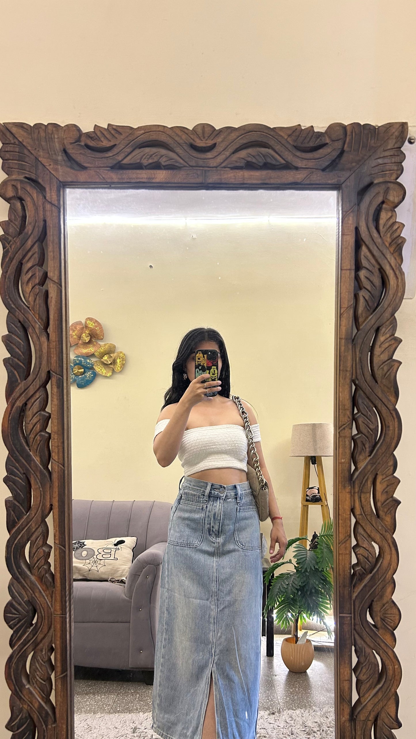 101) Korean skirt 27 waist/l:32